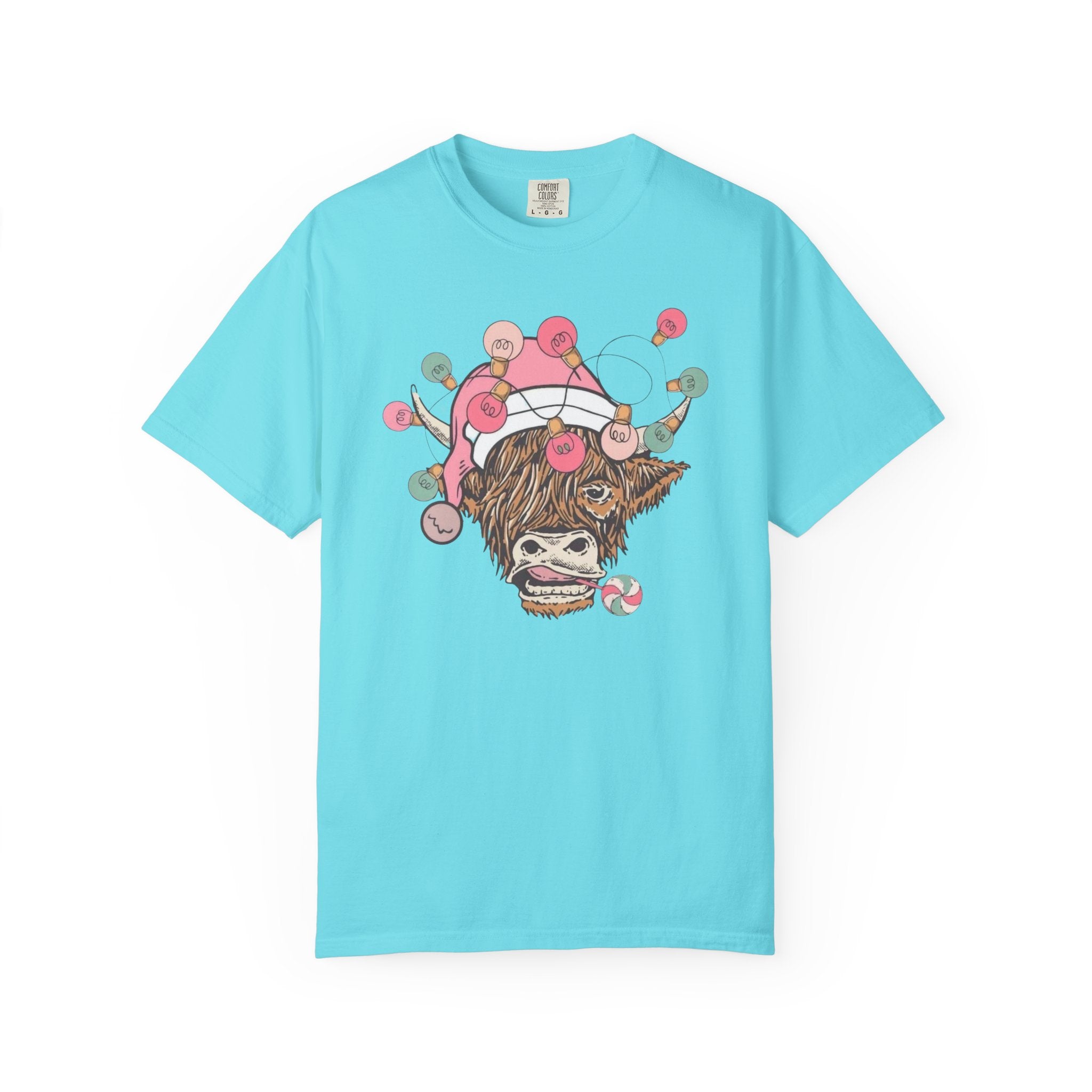 Christmas Cow Unisex T-Shirt