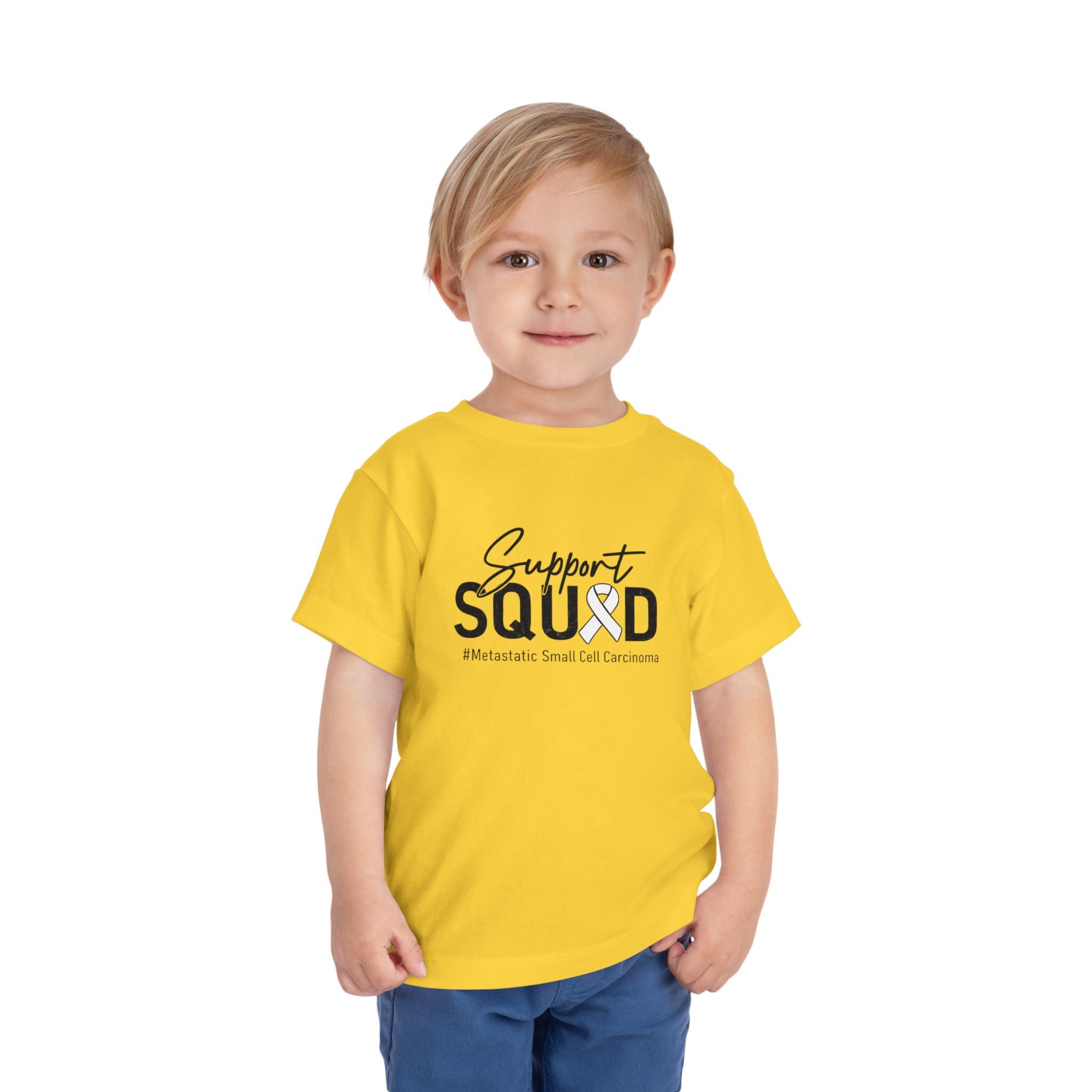 White Ribbon Support Toddler Tee