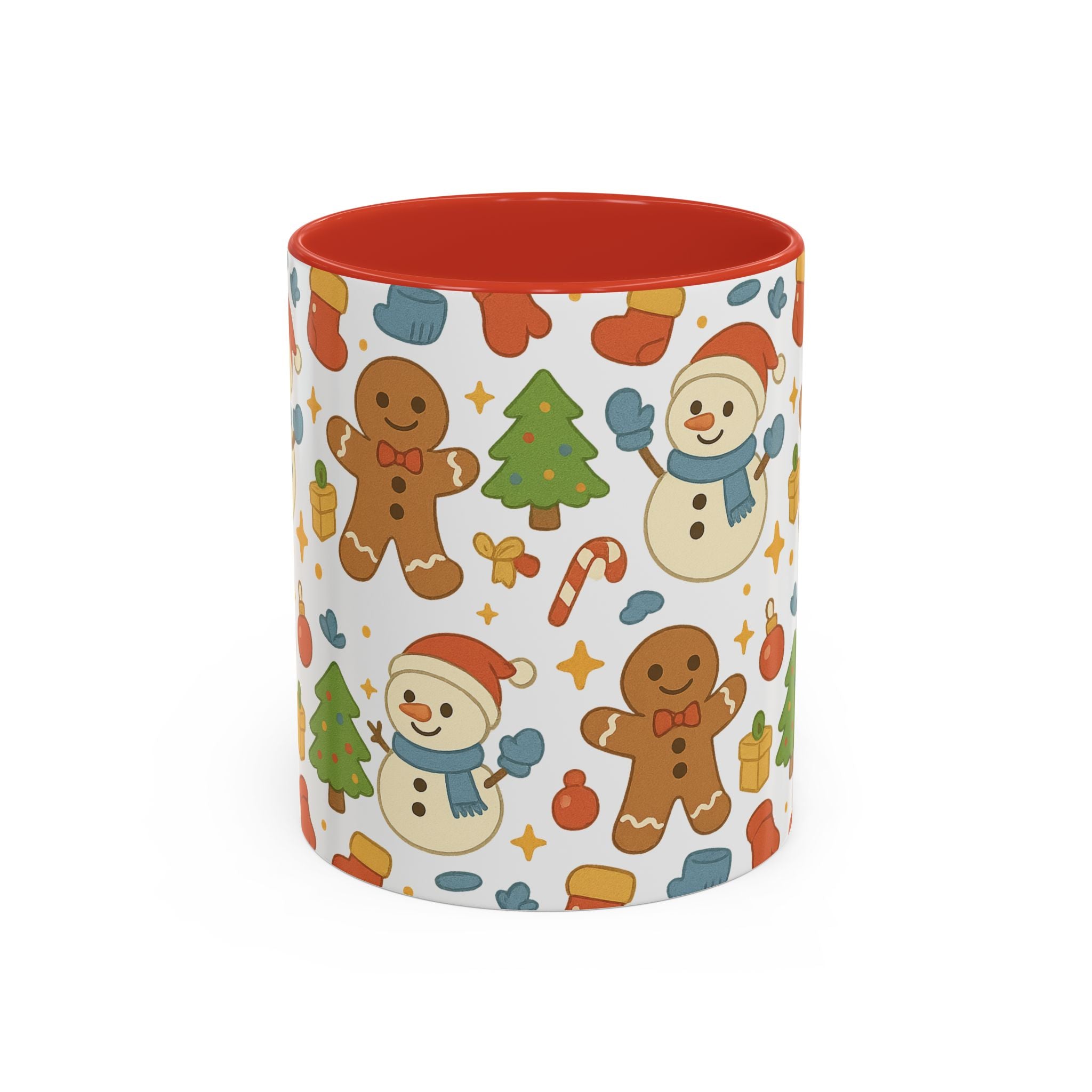 Cute Gingerbread/ Snowmen Christmas Mug