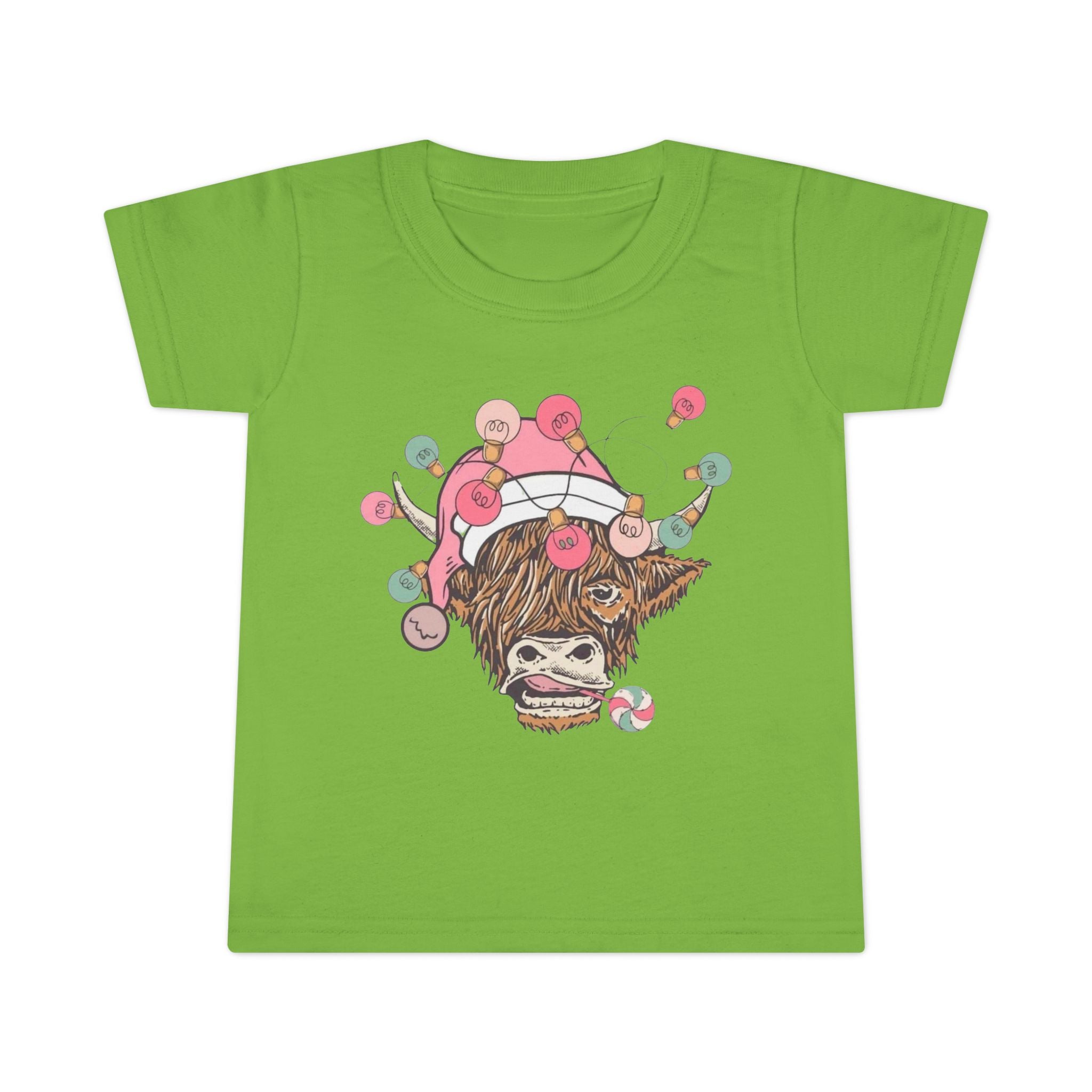 Christmas Cow Toddler T-Shirt