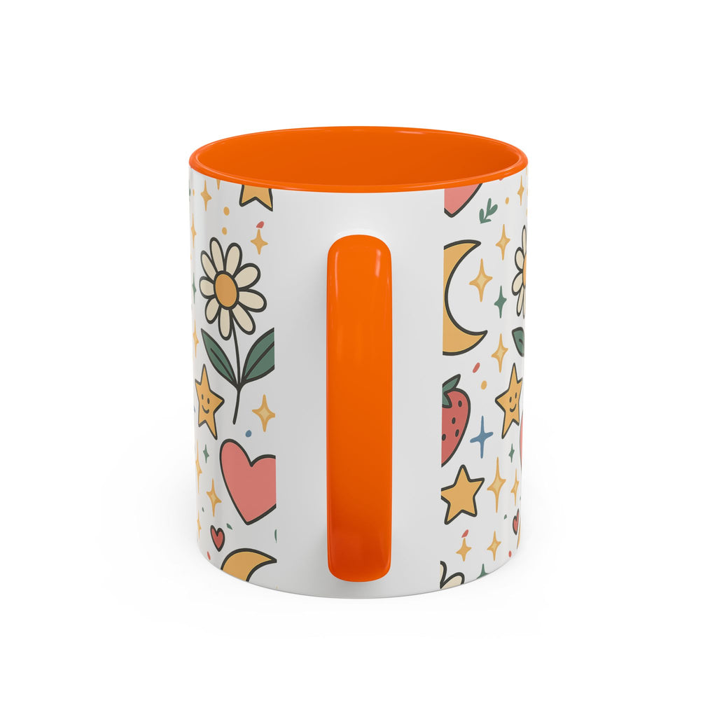 Cute Strawberries/ Flowers Mug
