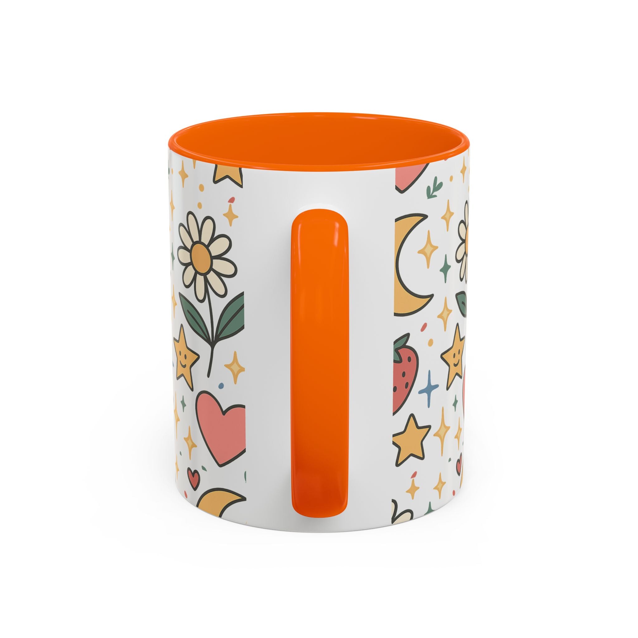 Cute Strawberries/ Flowers Mug