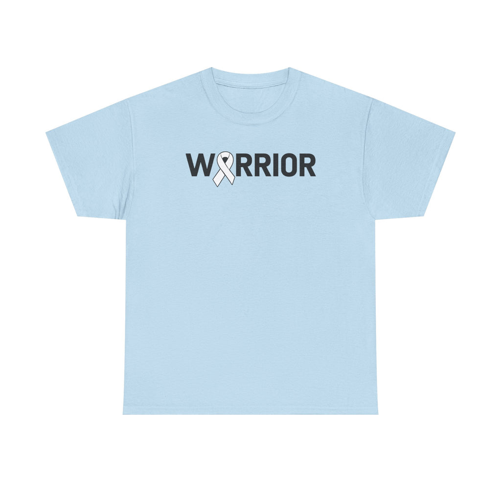 White Ribbon Warrior Unisex Gildan T-Shirt
