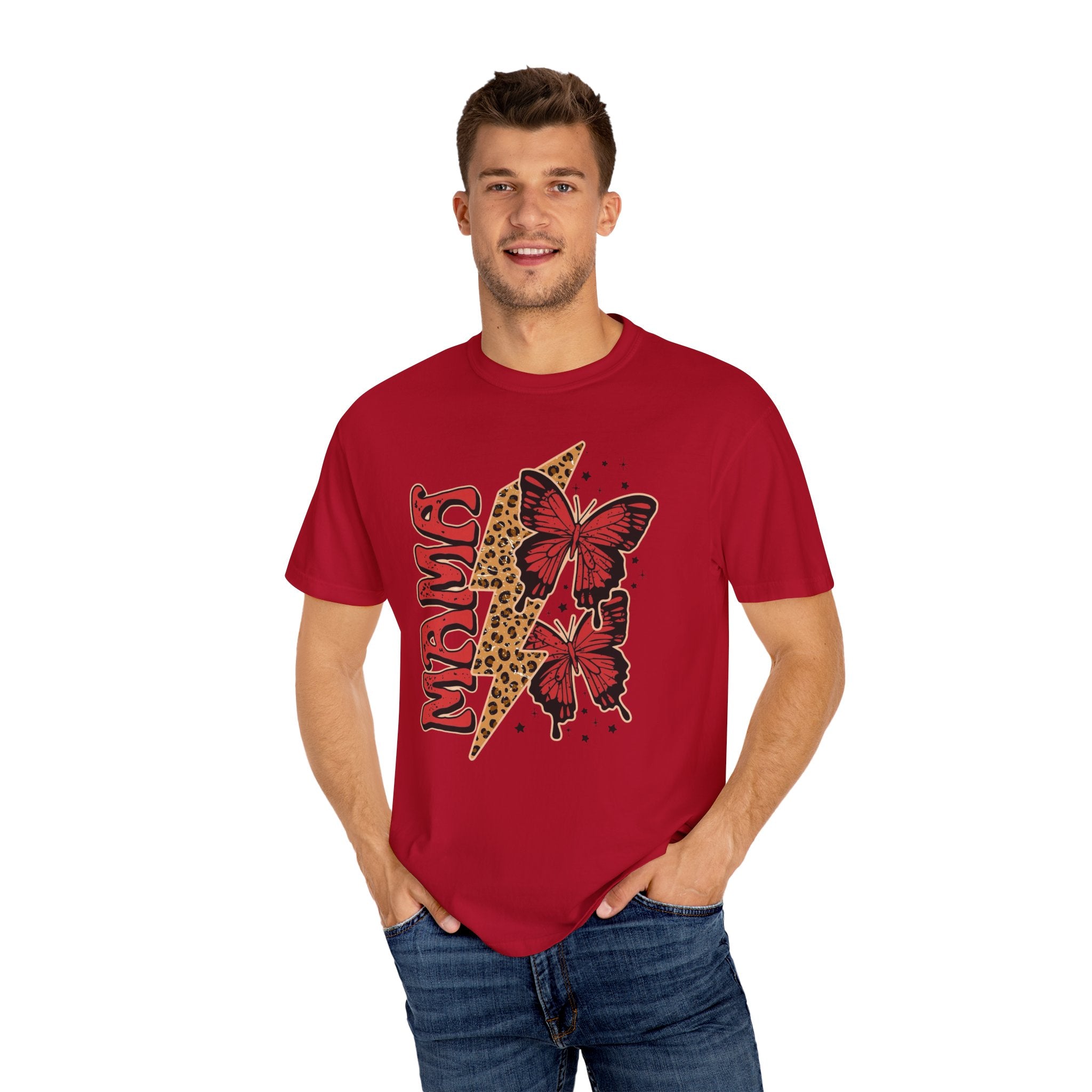 Cheetah Butterfly Mama Unisex T-Shirt