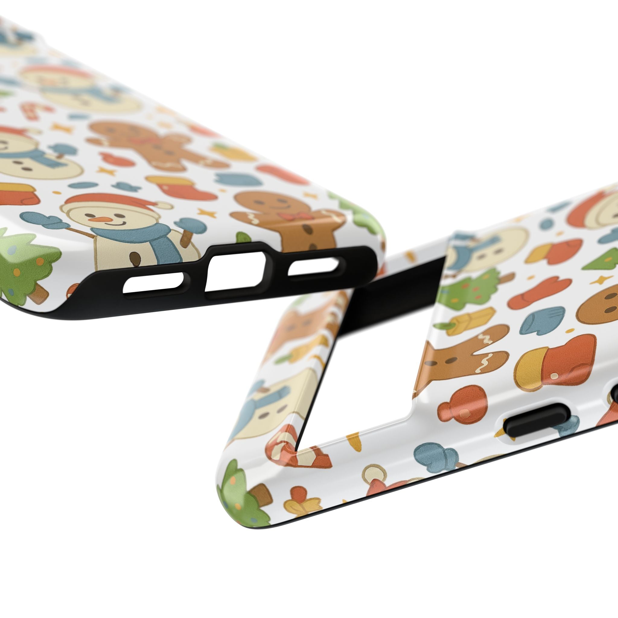 Cute Gingerbread/ Snowmen Christmas Phone Case