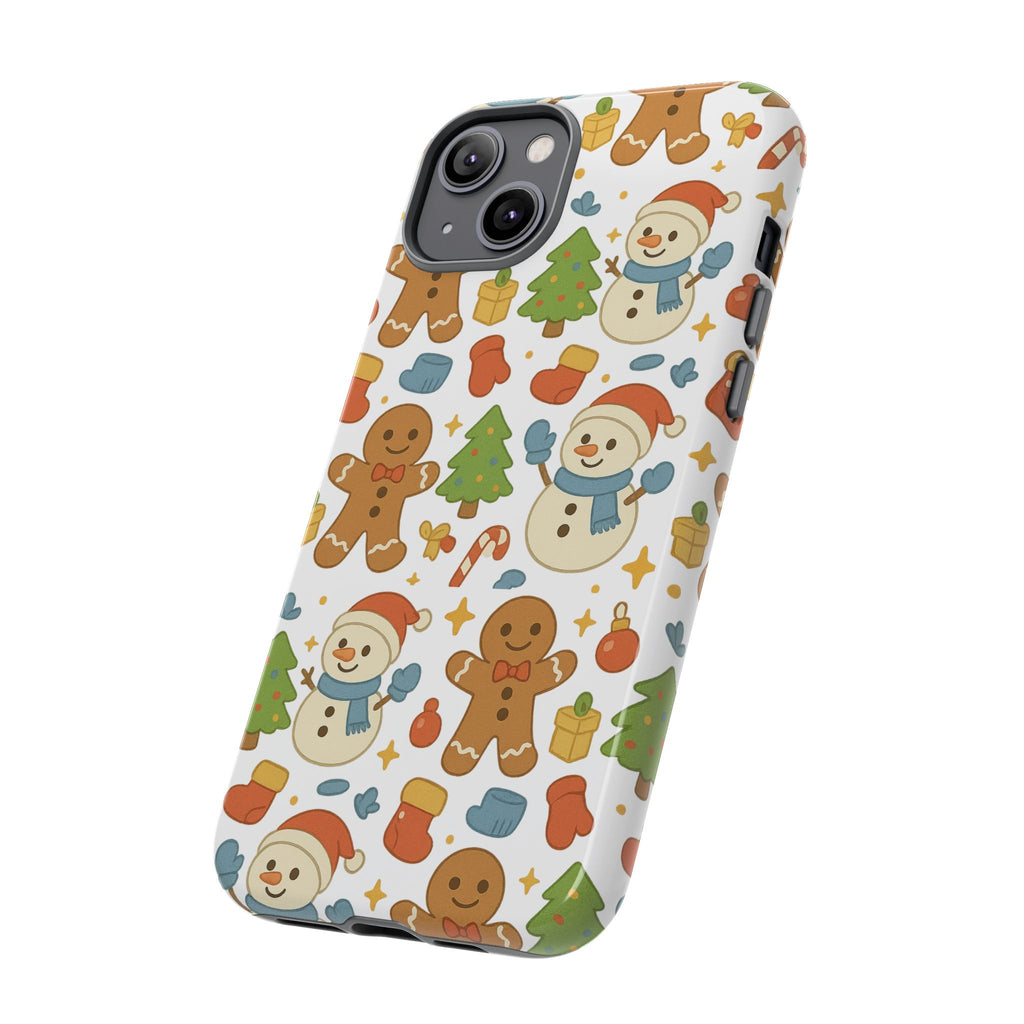 Cute Gingerbread/ Snowmen Christmas Phone Case