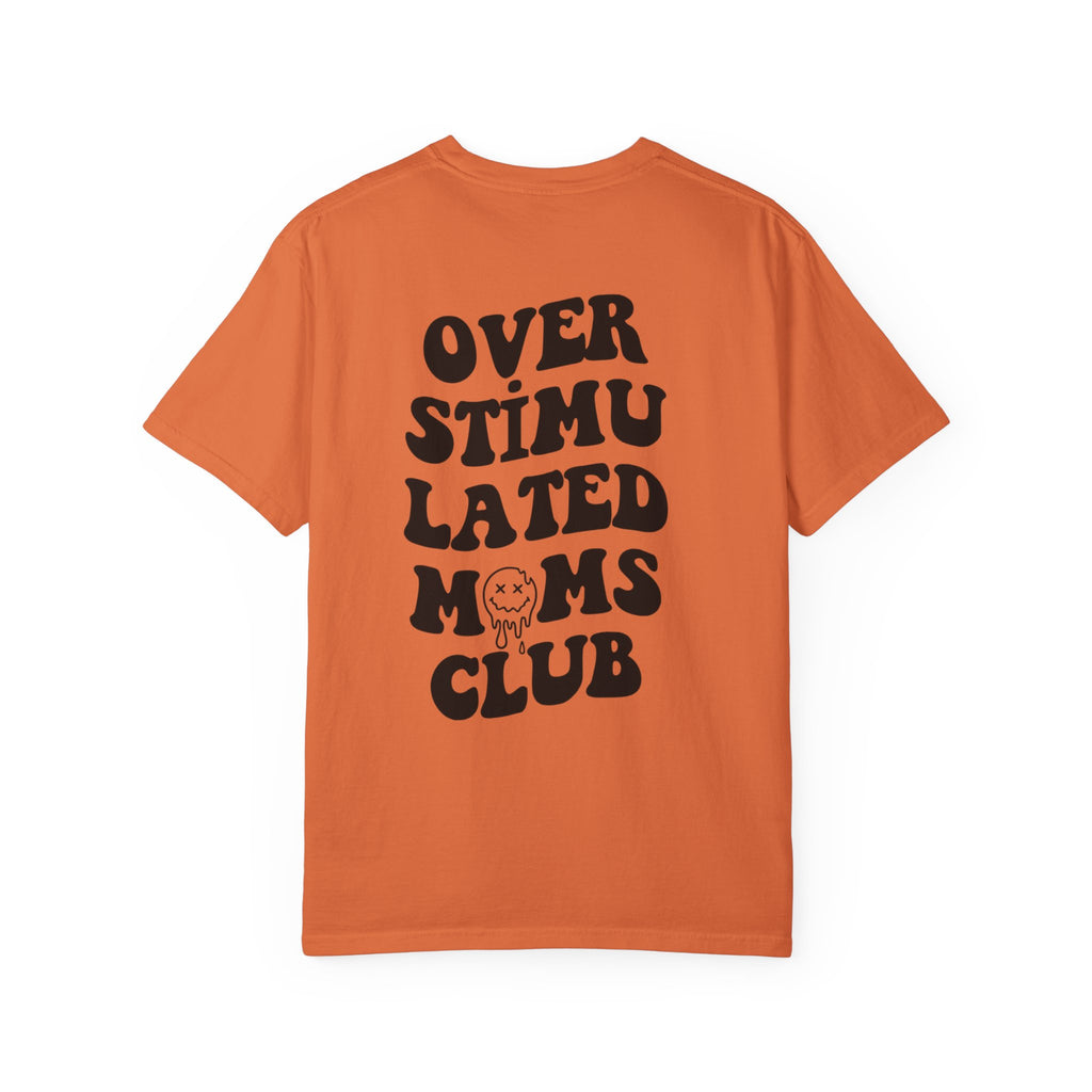 Smiley Overstimulated Moms Club Unisex T-Shirt