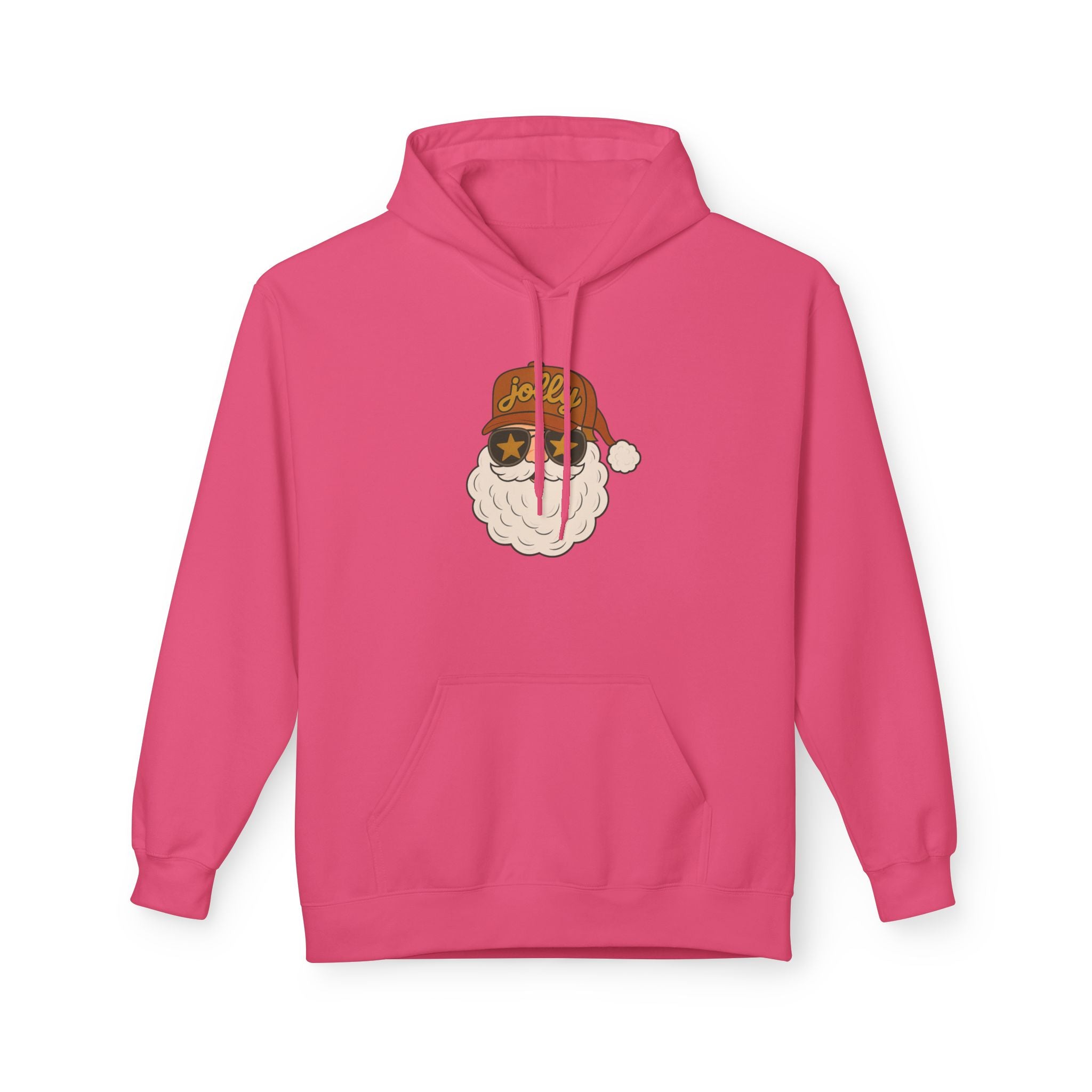 Jolly Santa Fleece Hoodie