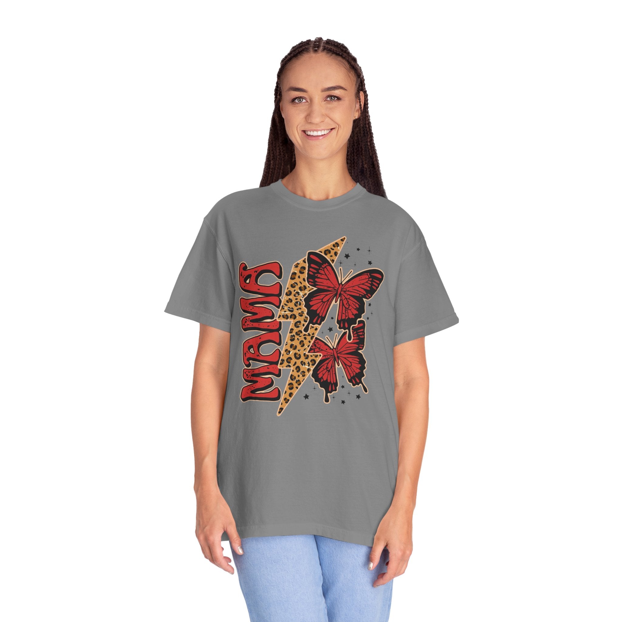 Cheetah Butterfly Mama Unisex T-Shirt