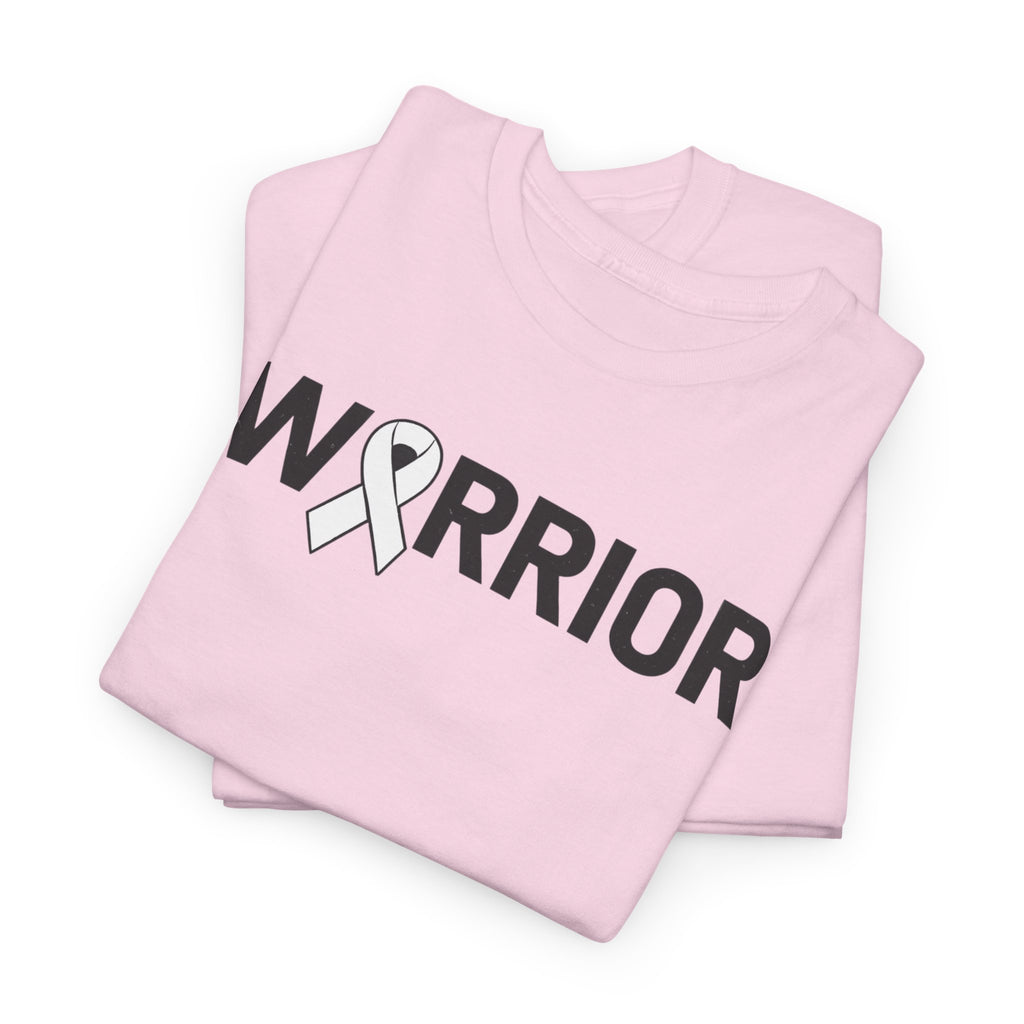 White Ribbon Warrior Unisex Gildan T-Shirt