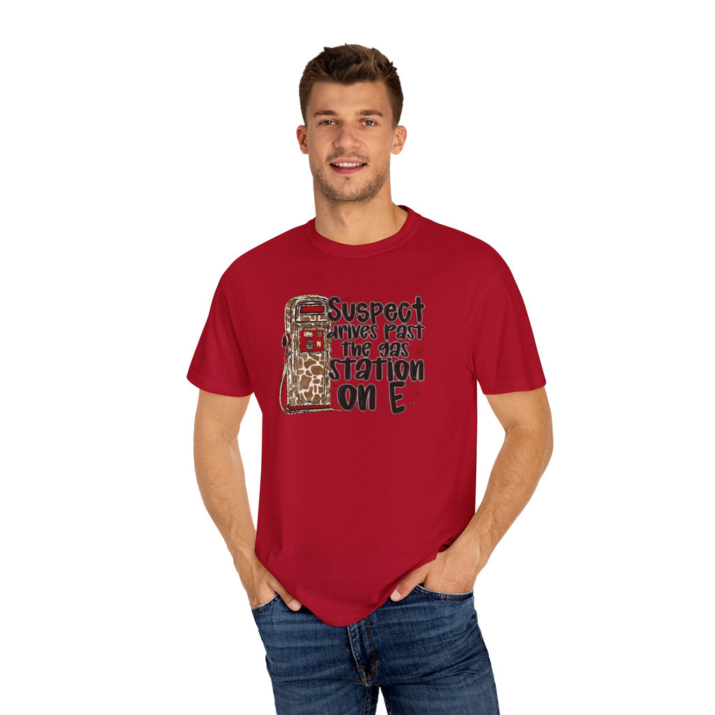 Suspect Drives on E Unisex T-Shirt