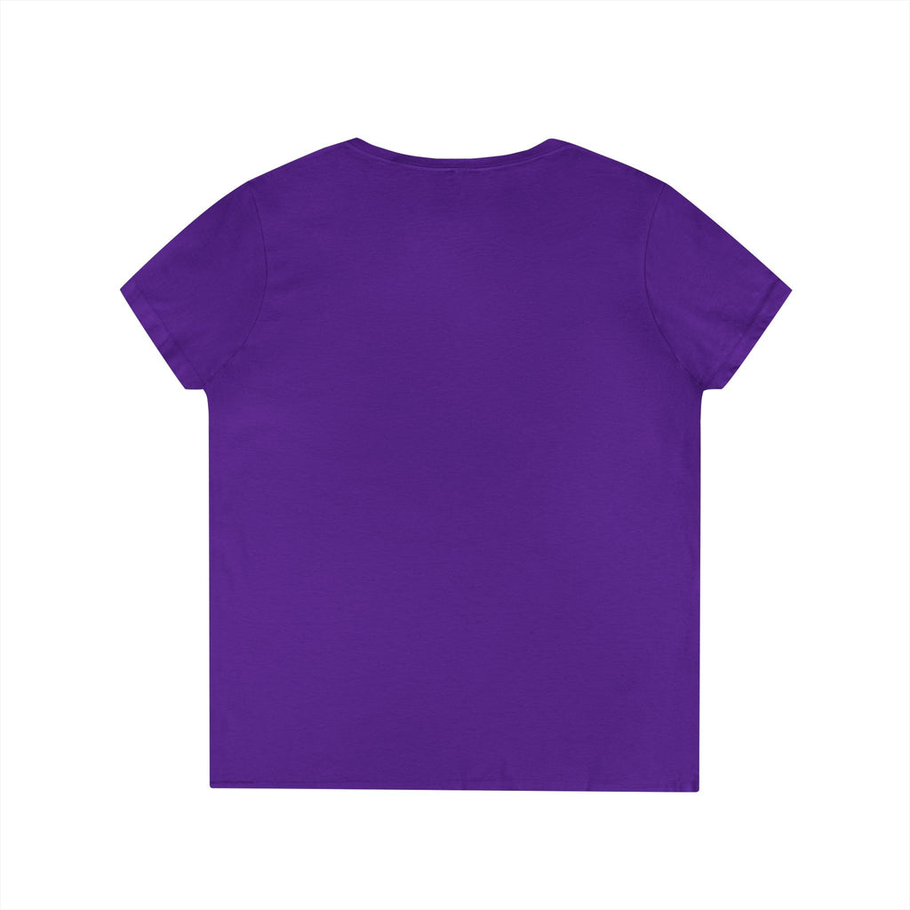 White Ribbon Warrior Gildan V-Neck Tee