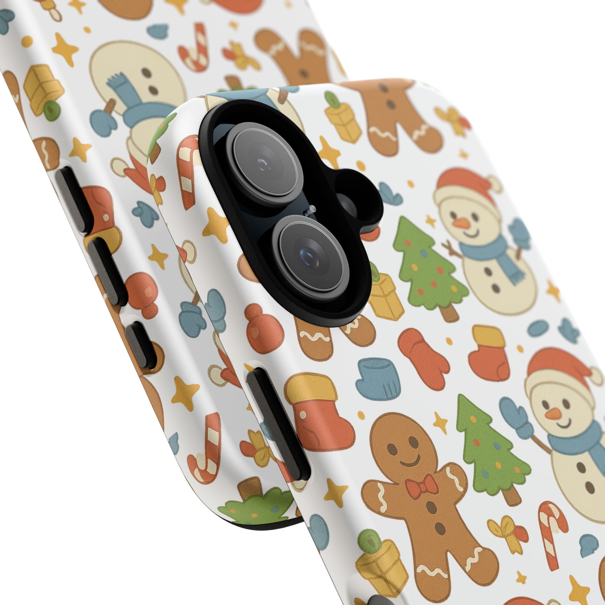 Cute Gingerbread/ Snowmen Christmas Phone Case