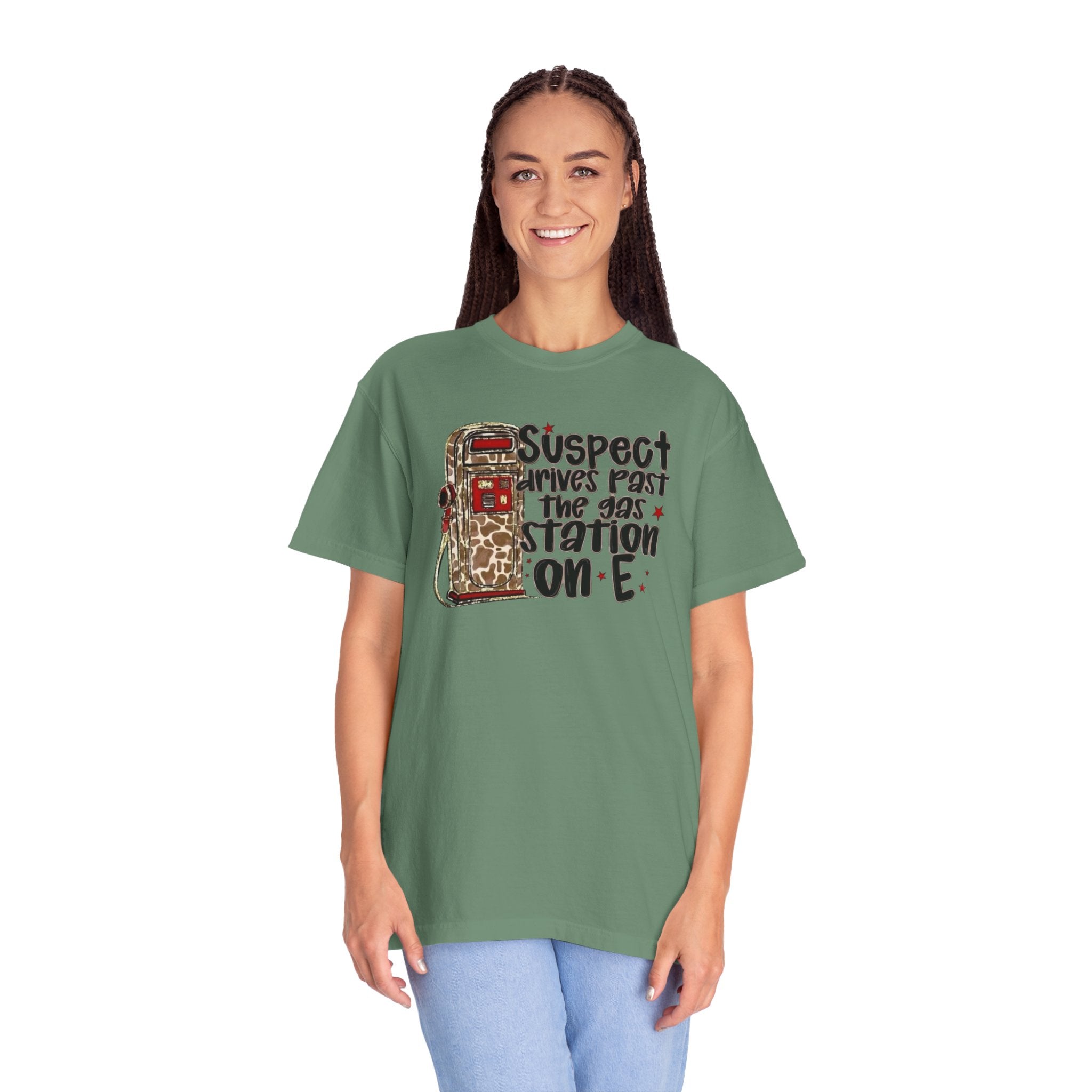 Suspect Drives on E Unisex T-Shirt