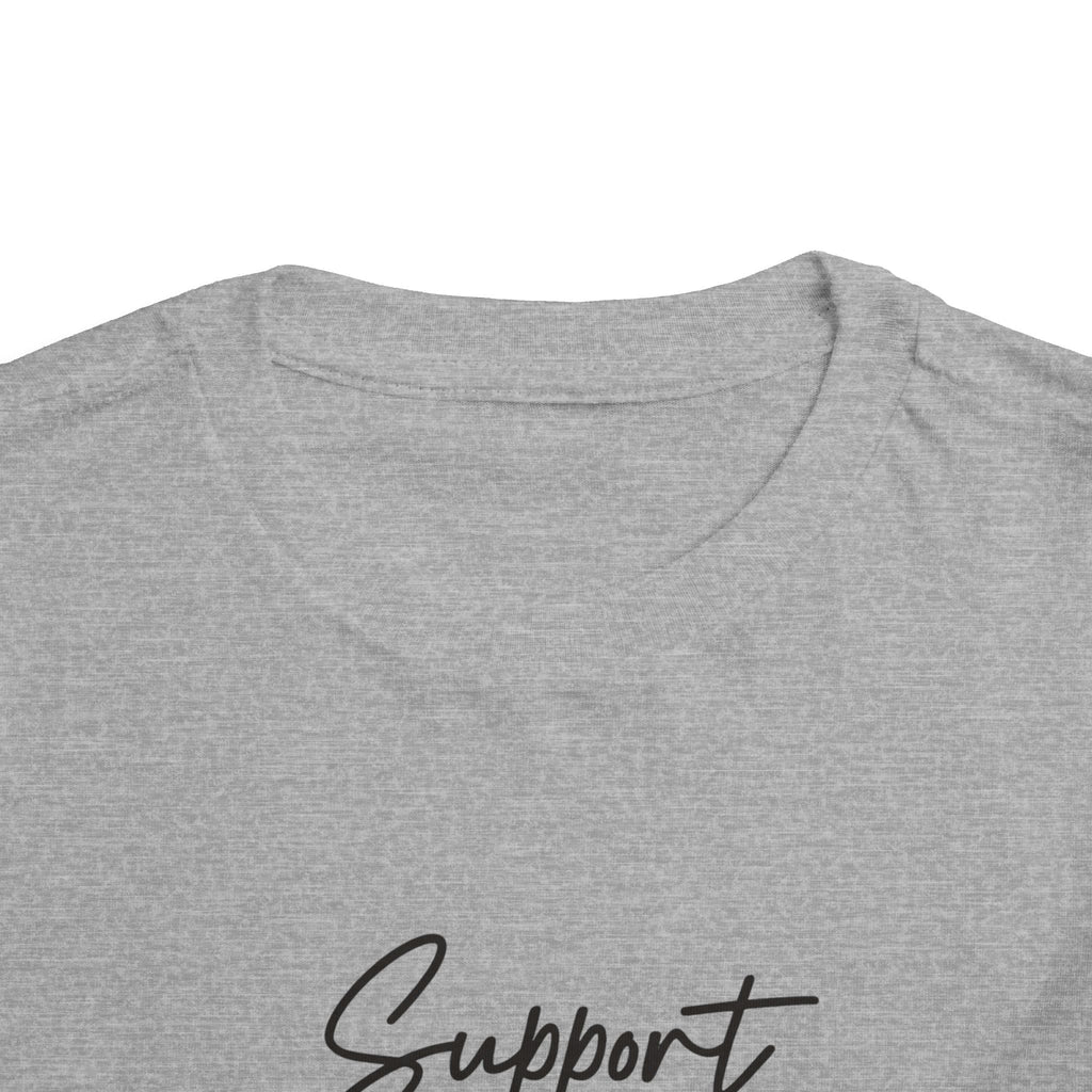 White Ribbon Support Toddler Tee