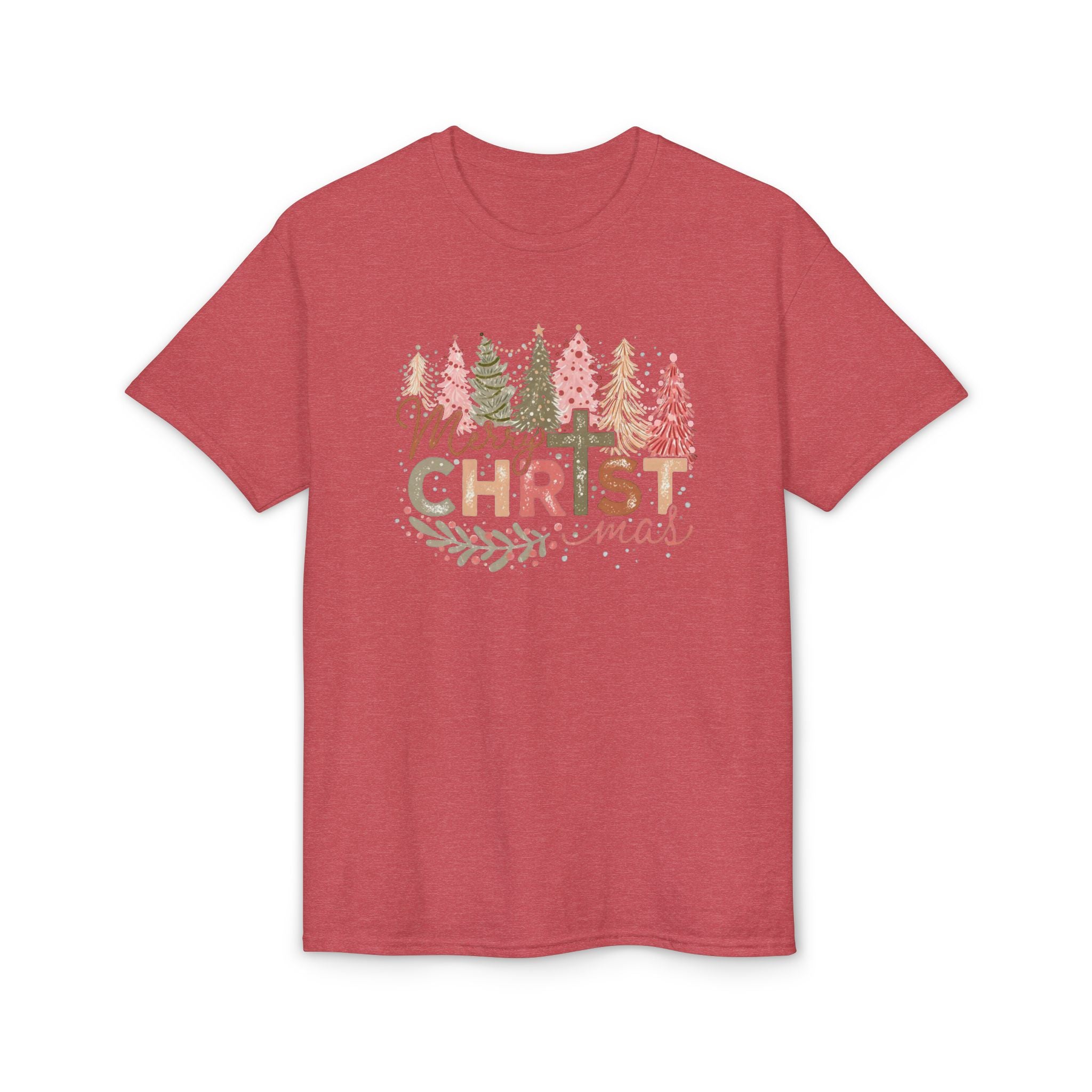 Merry Christmas Cross Gildan unisex T-Shirt