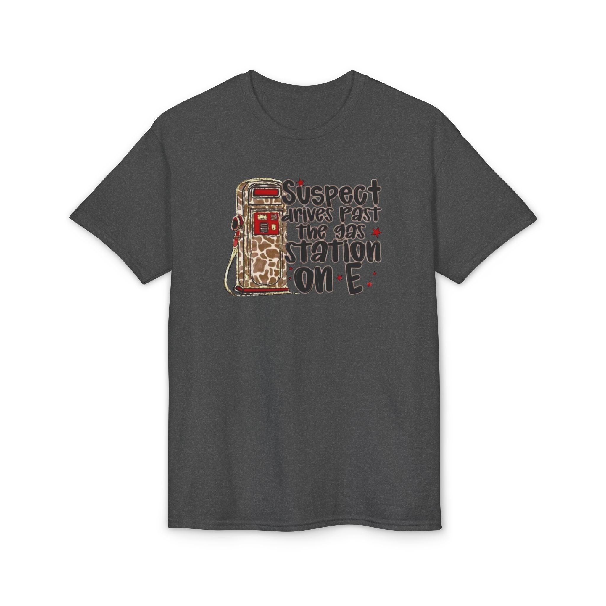 Suspect Drives on E unisex T-Shirt