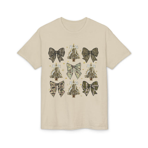Camo Bows & Trees Gildan unisex T-Shirt