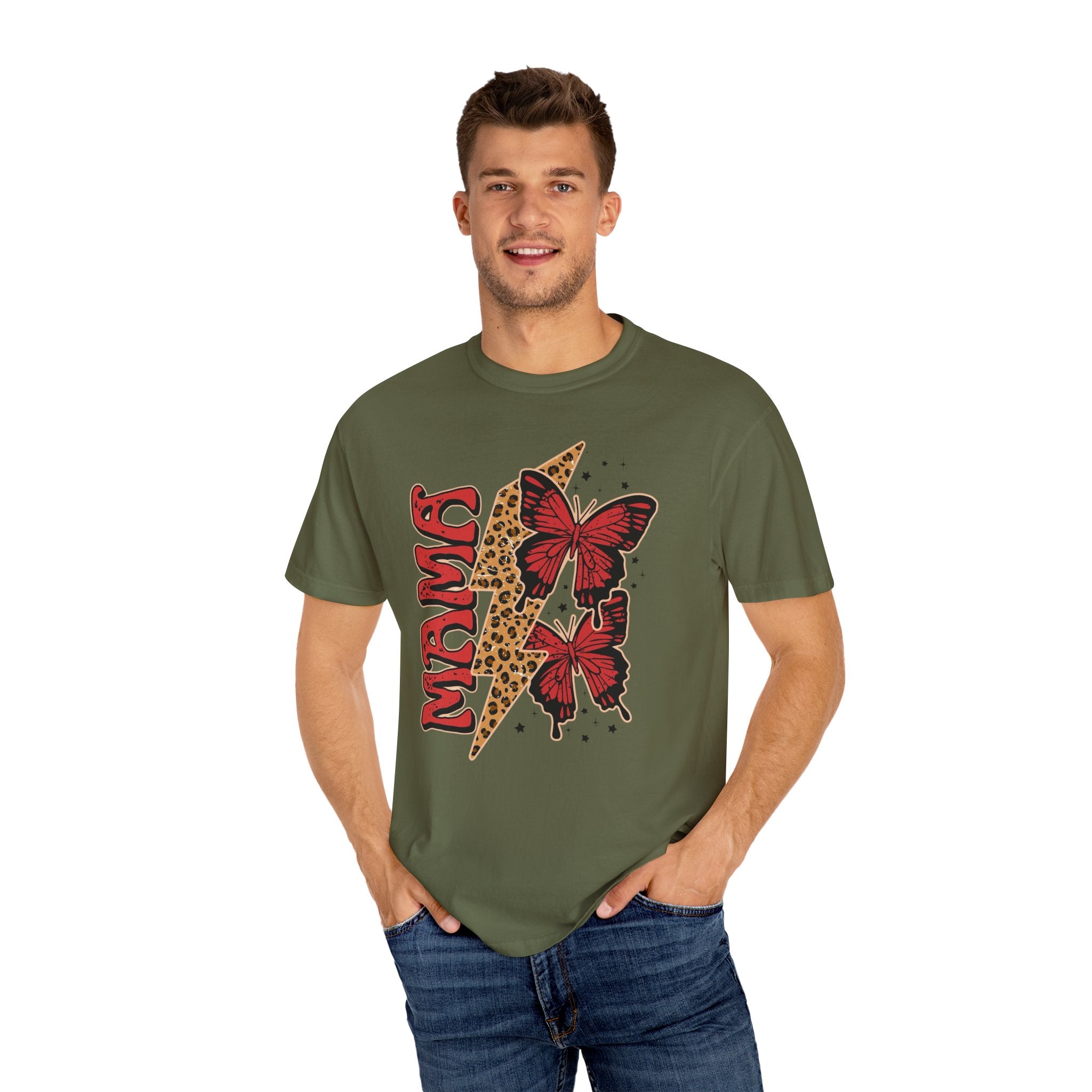 Cheetah Butterfly Mama Unisex T-Shirt