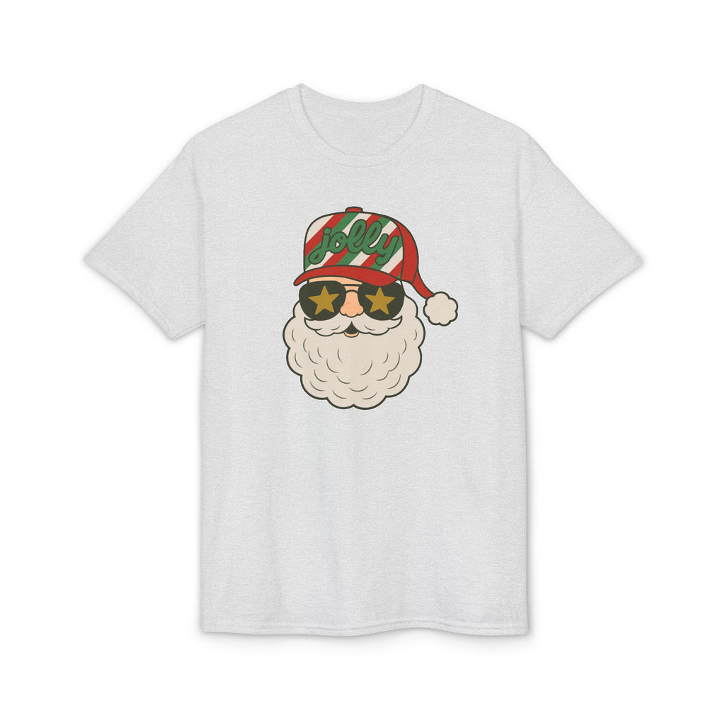 Striped Jolly Santa Gildan unisex T-Shirt