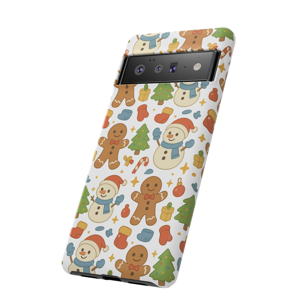 Cute Gingerbread/ Snowmen Christmas Phone Case