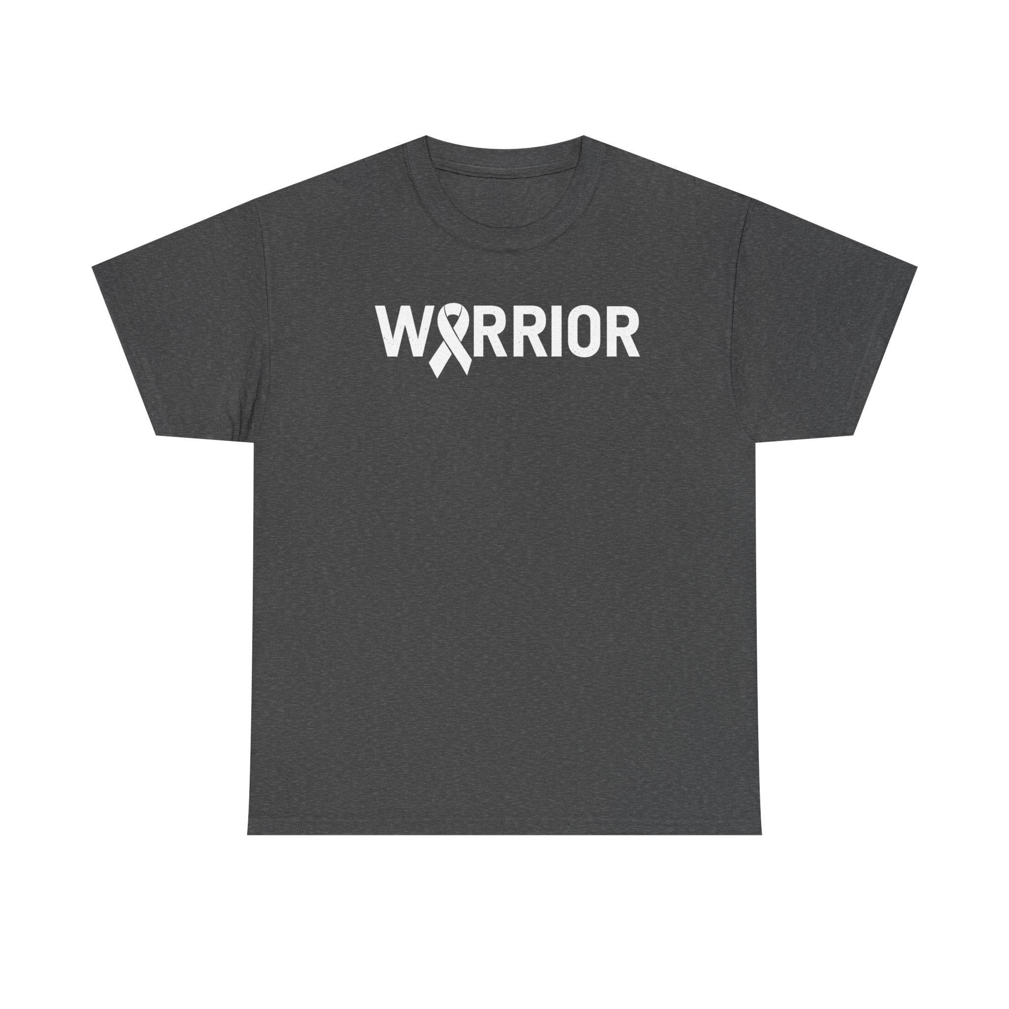 White Ribbon Warrior Unisex Gildan T-Shirt