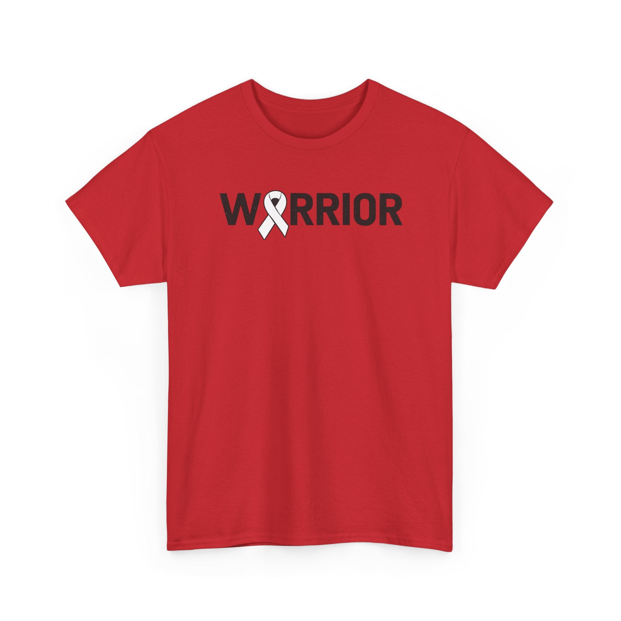 White Ribbon Warrior Unisex Gildan T-Shirt