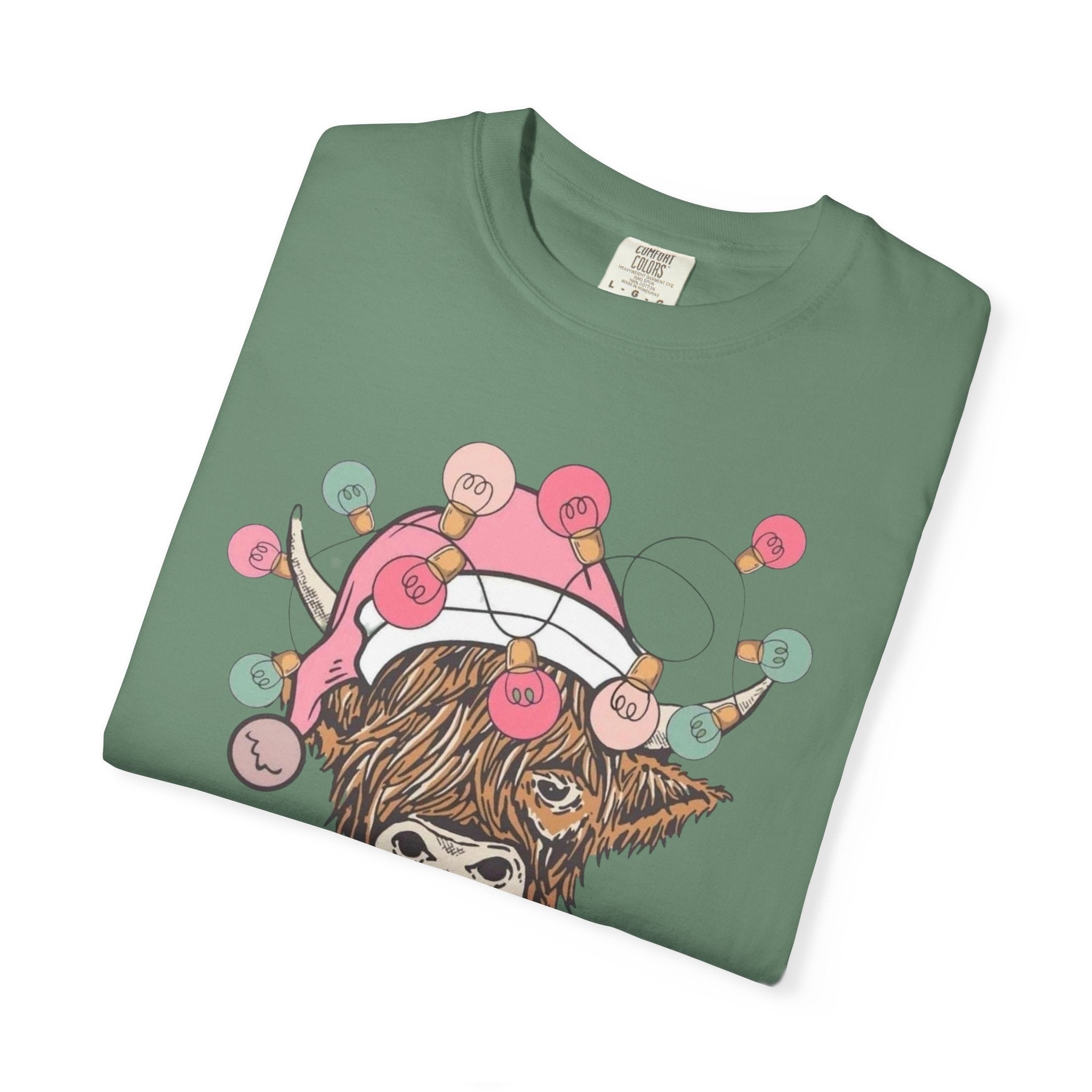 Christmas Cow Unisex T-Shirt
