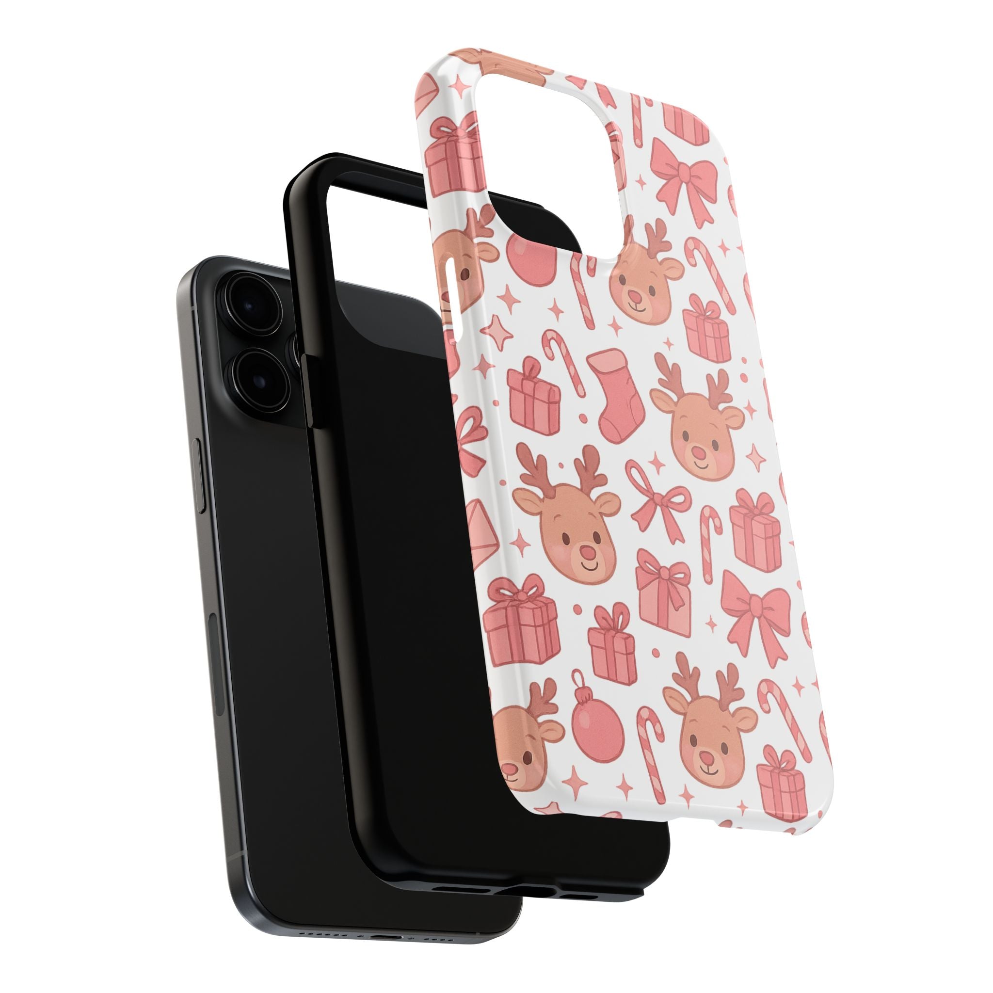 Cute Pink Christmas Phone Case