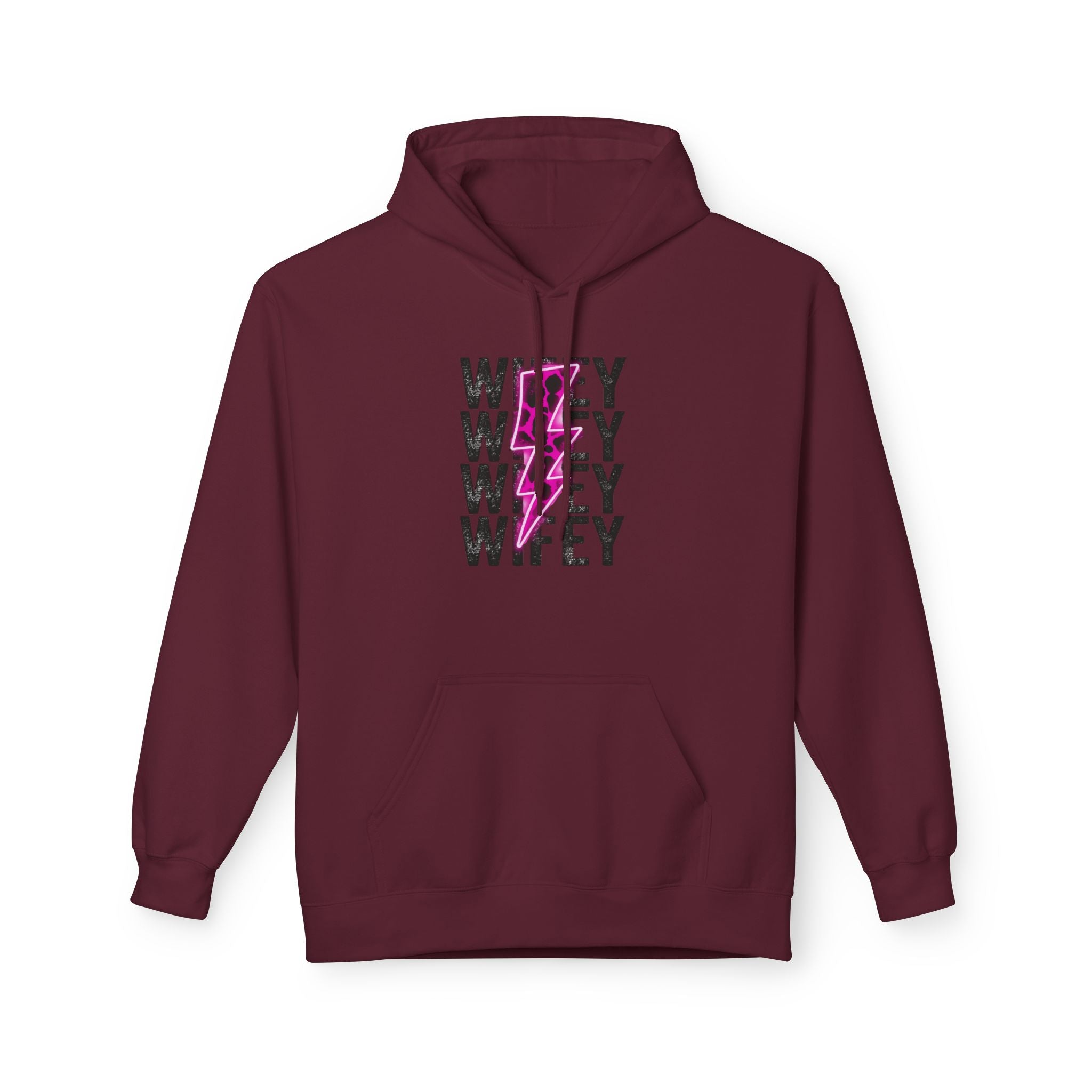 Pink Wifey Fleece Hoodie