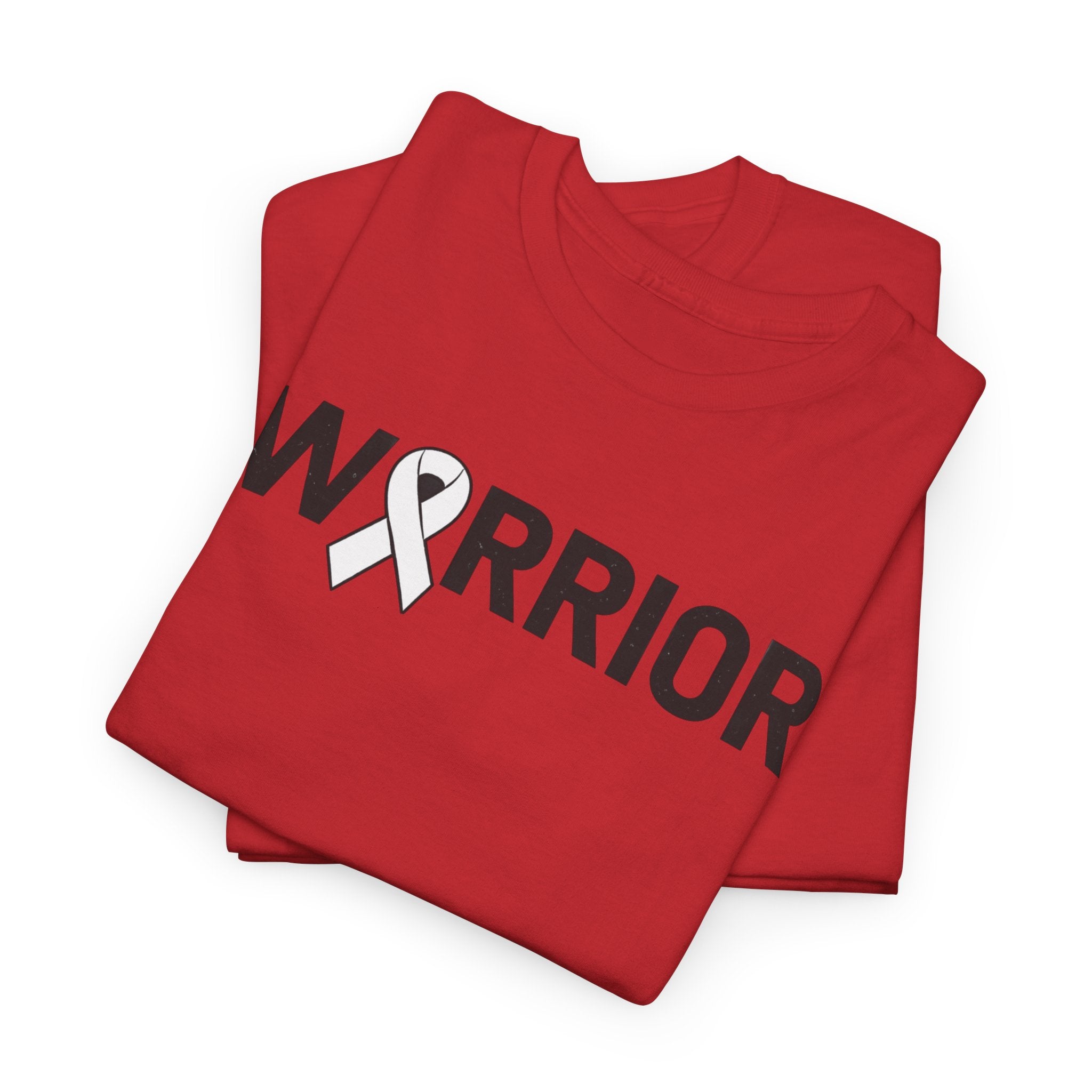 White Ribbon Warrior Unisex Gildan T-Shirt