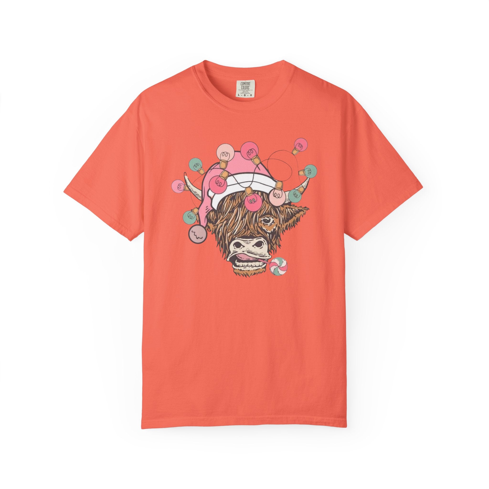 Christmas Cow Unisex T-Shirt