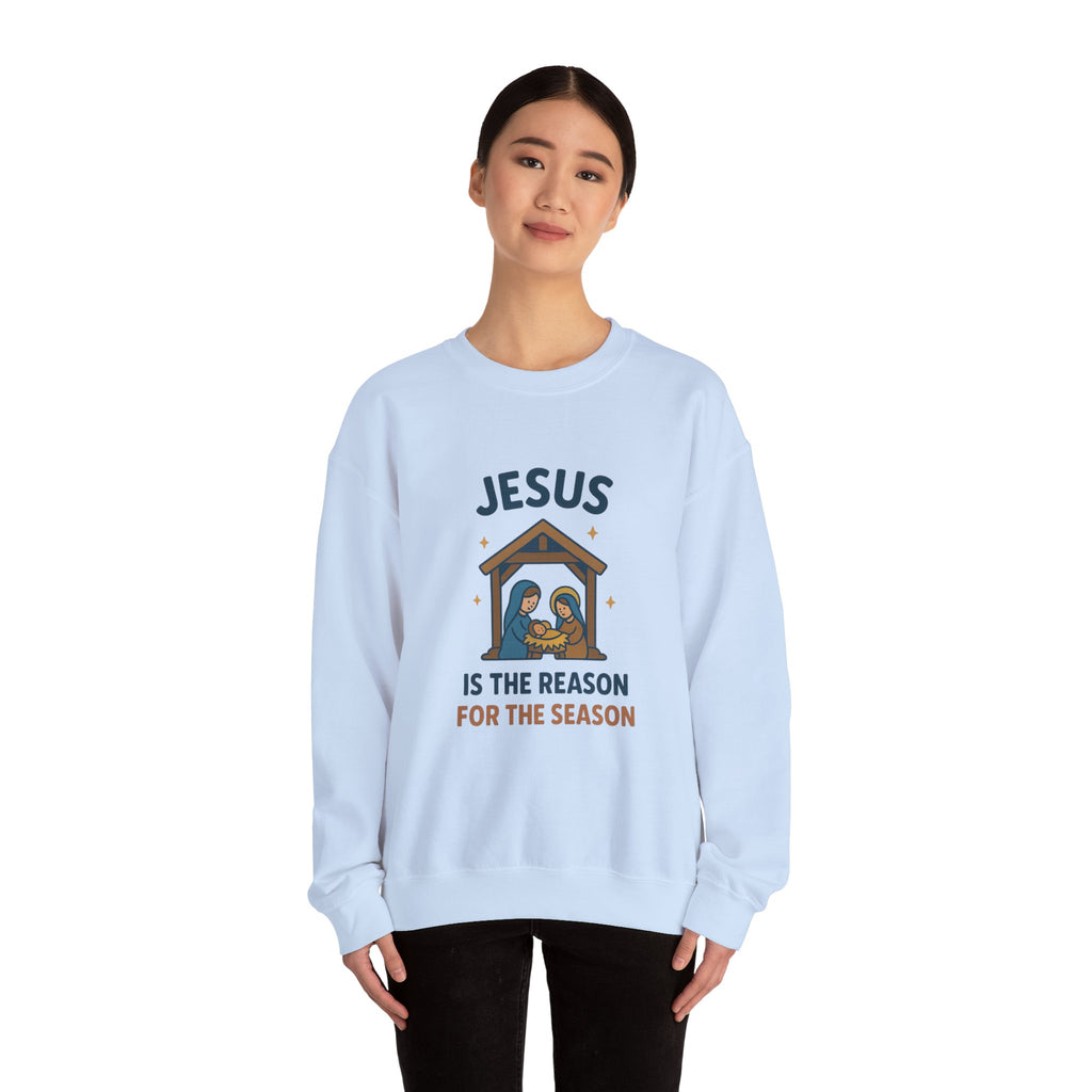 Christmas Sweatshirt - Jesus is the Reason for the Season