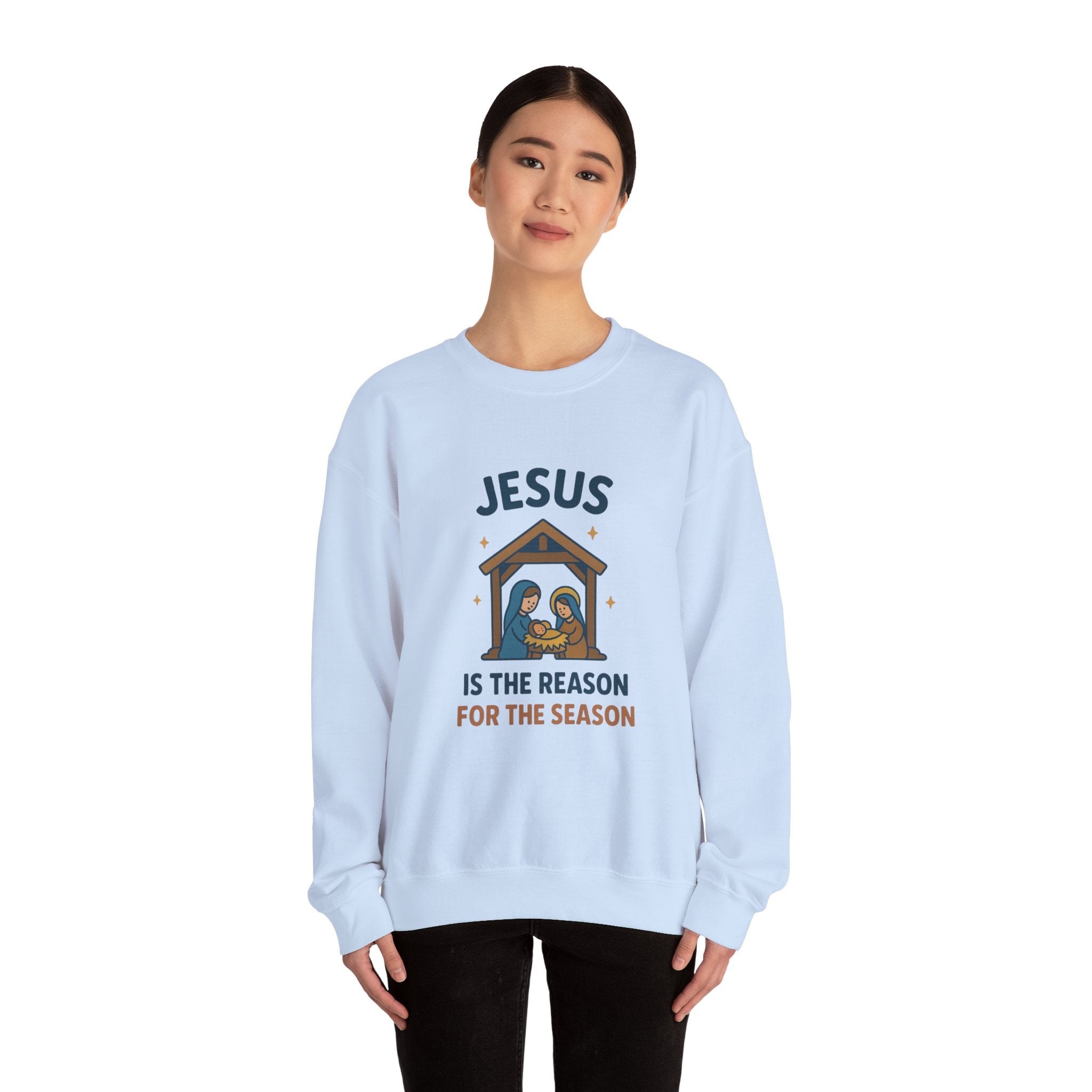 Christmas Sweatshirt - Jesus is the Reason for the Season