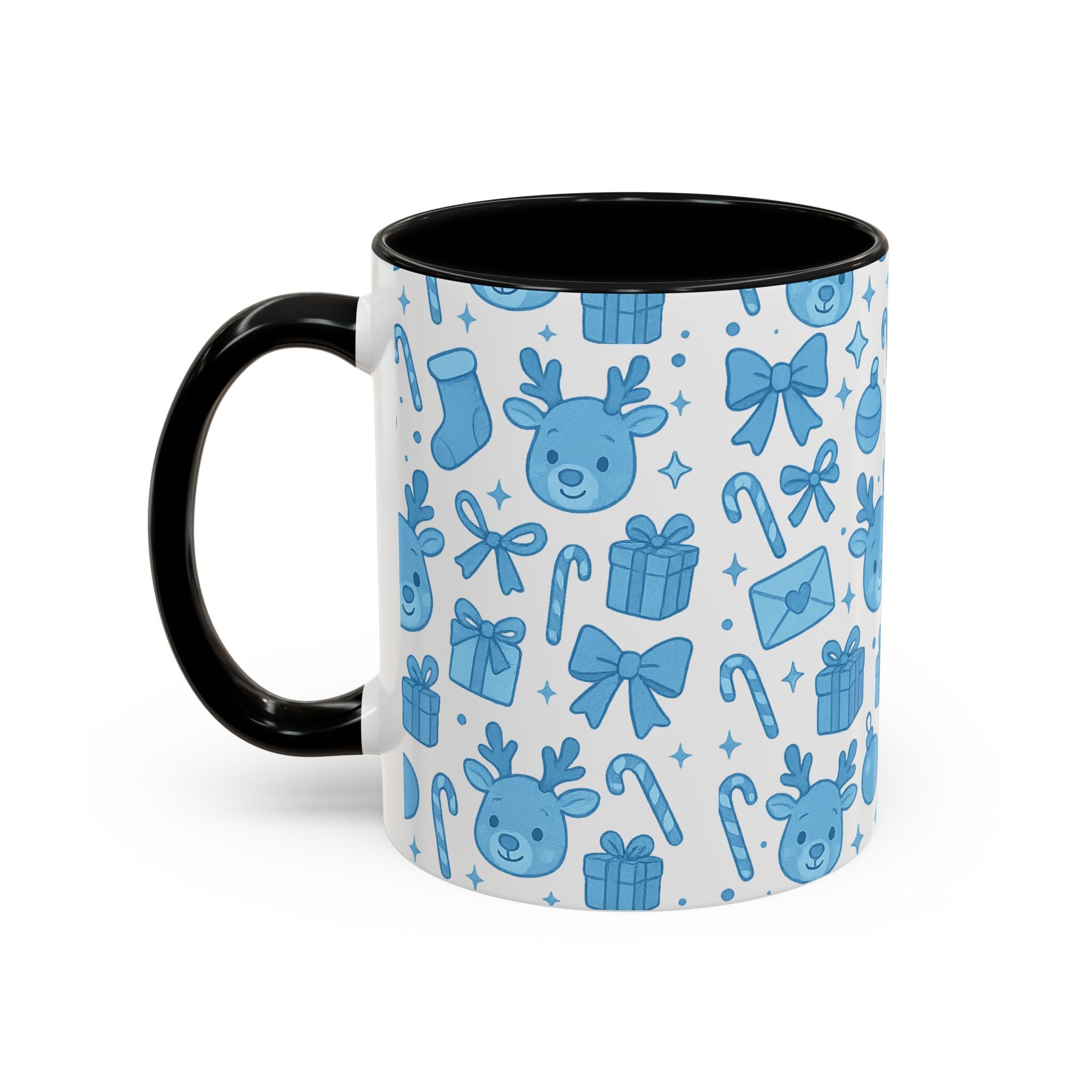 Cute Blue Christmas Mug
