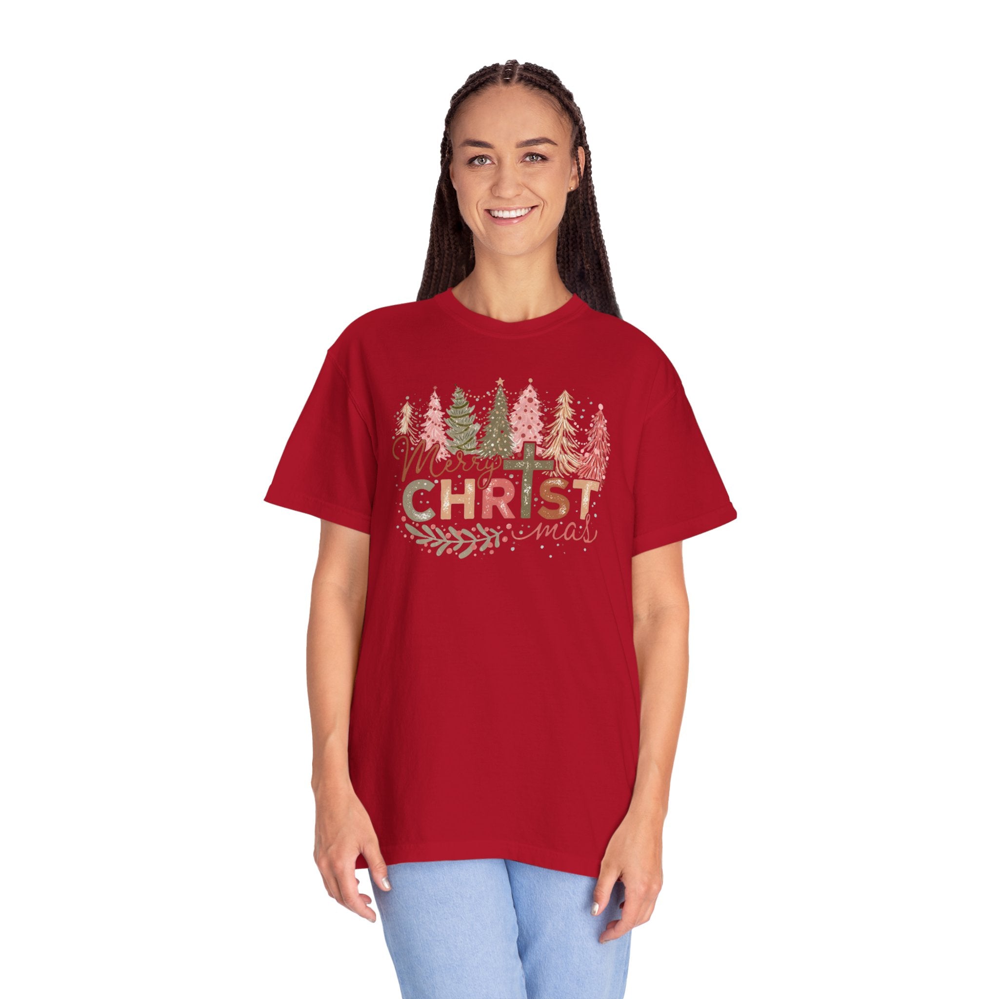 Merry Christmas Cross Unisex T-Shirt