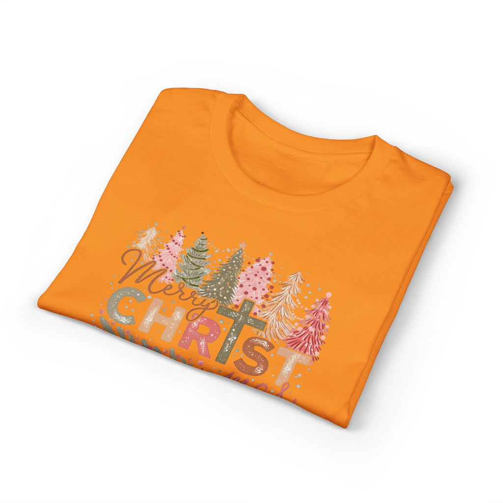 Merry Christmas Cross Gildan unisex T-Shirt