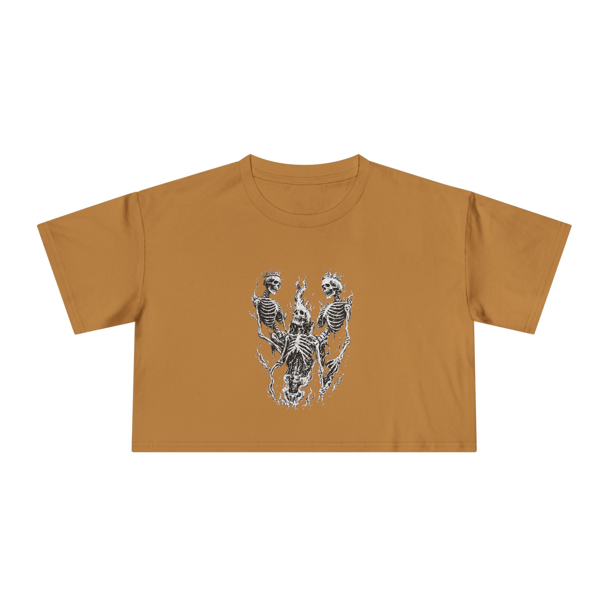 Crop Tee – Skeletons