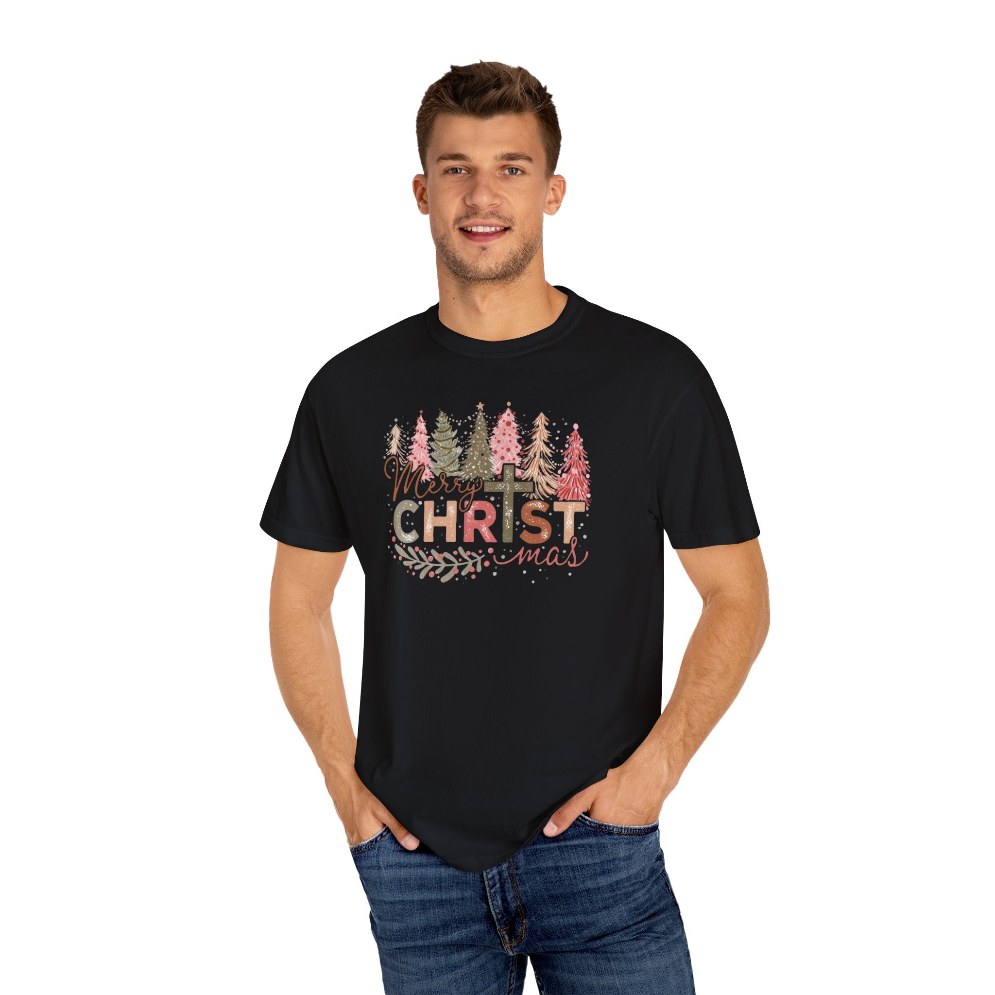 Merry Christmas Cross Unisex T-Shirt