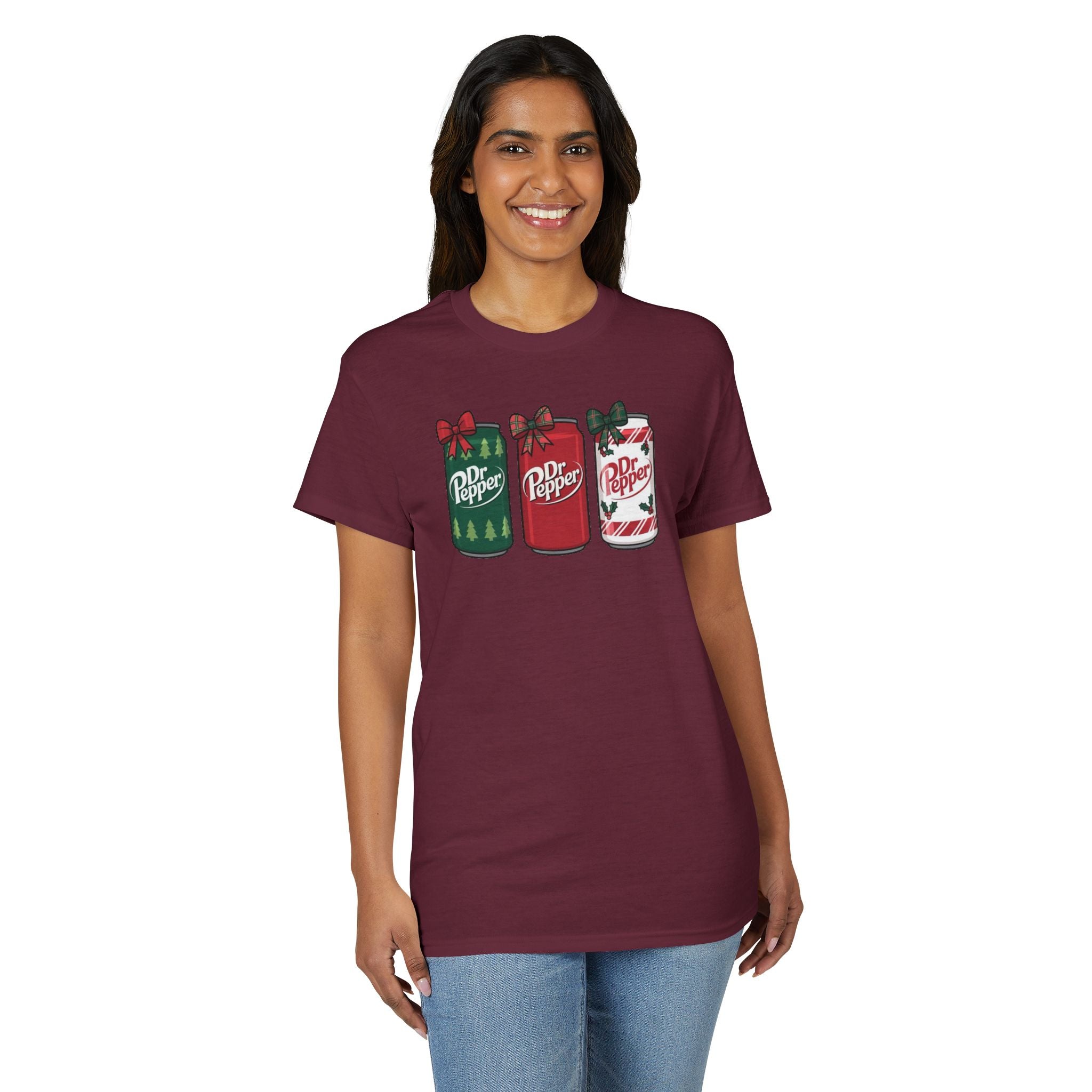 Festive Dr.Pepper Gildan unisex T-Shirt