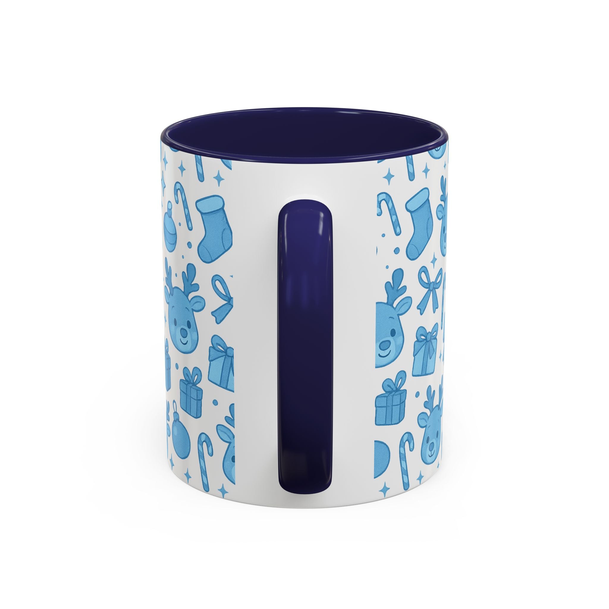 Cute Blue Christmas Mug