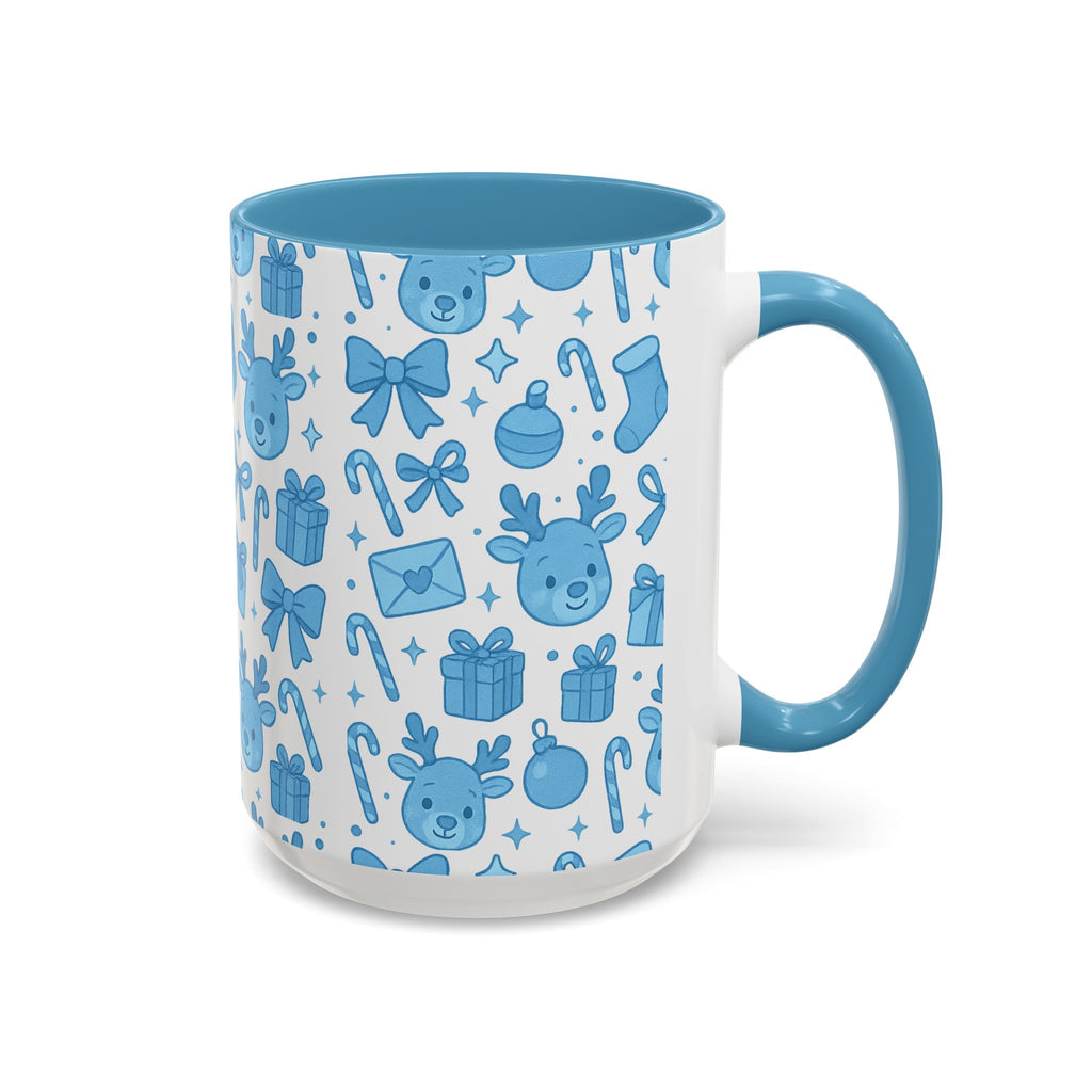 Cute Blue Christmas Mug