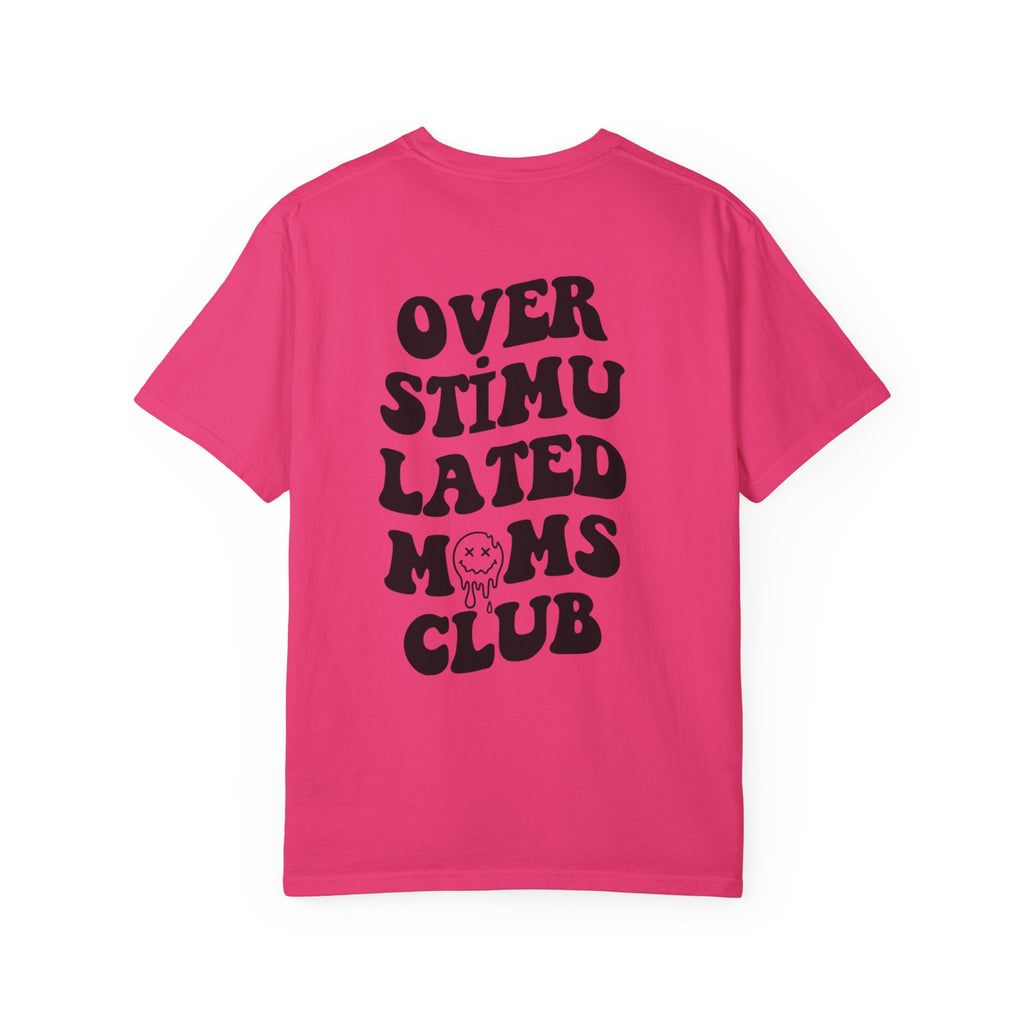Smiley Overstimulated Moms Club Unisex T-Shirt