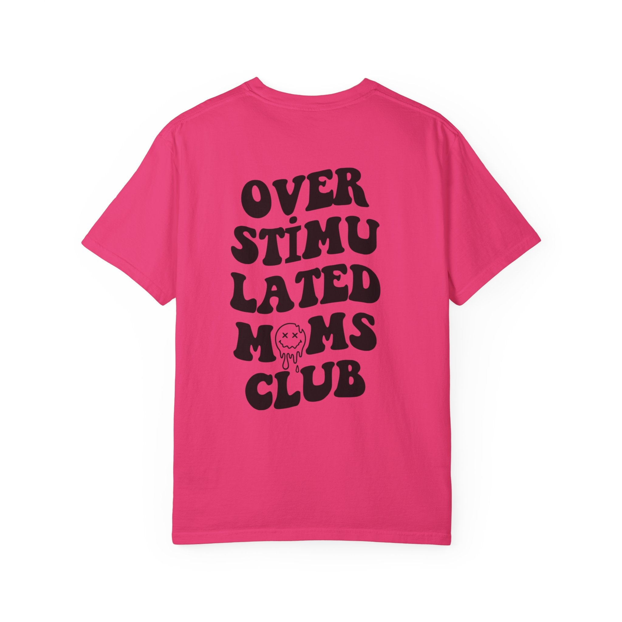 Smiley Overstimulated Moms Club Unisex T-Shirt