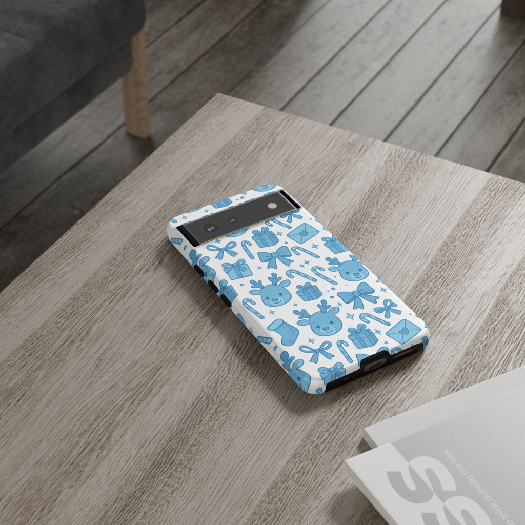 Cute Blue Christmas Phone Case