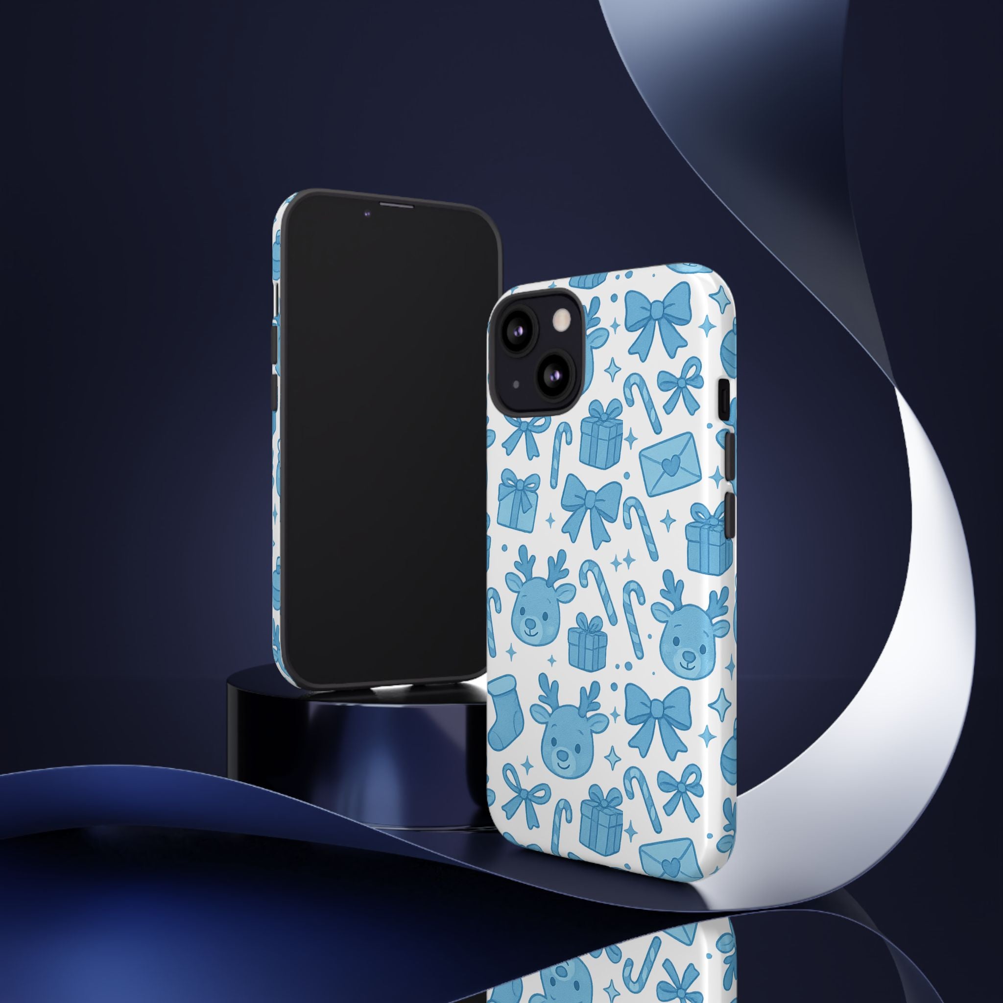 Cute Blue Christmas Phone Case