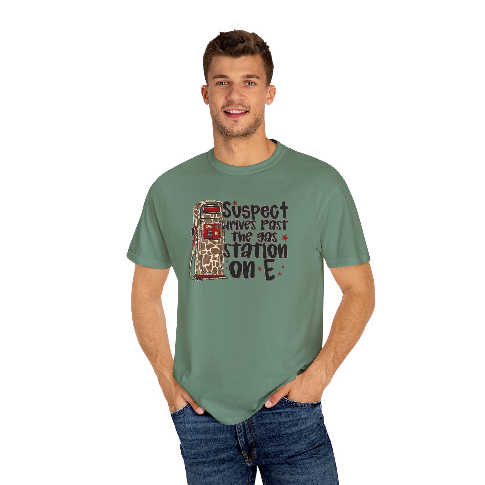 Suspect Drives on E Unisex T-Shirt