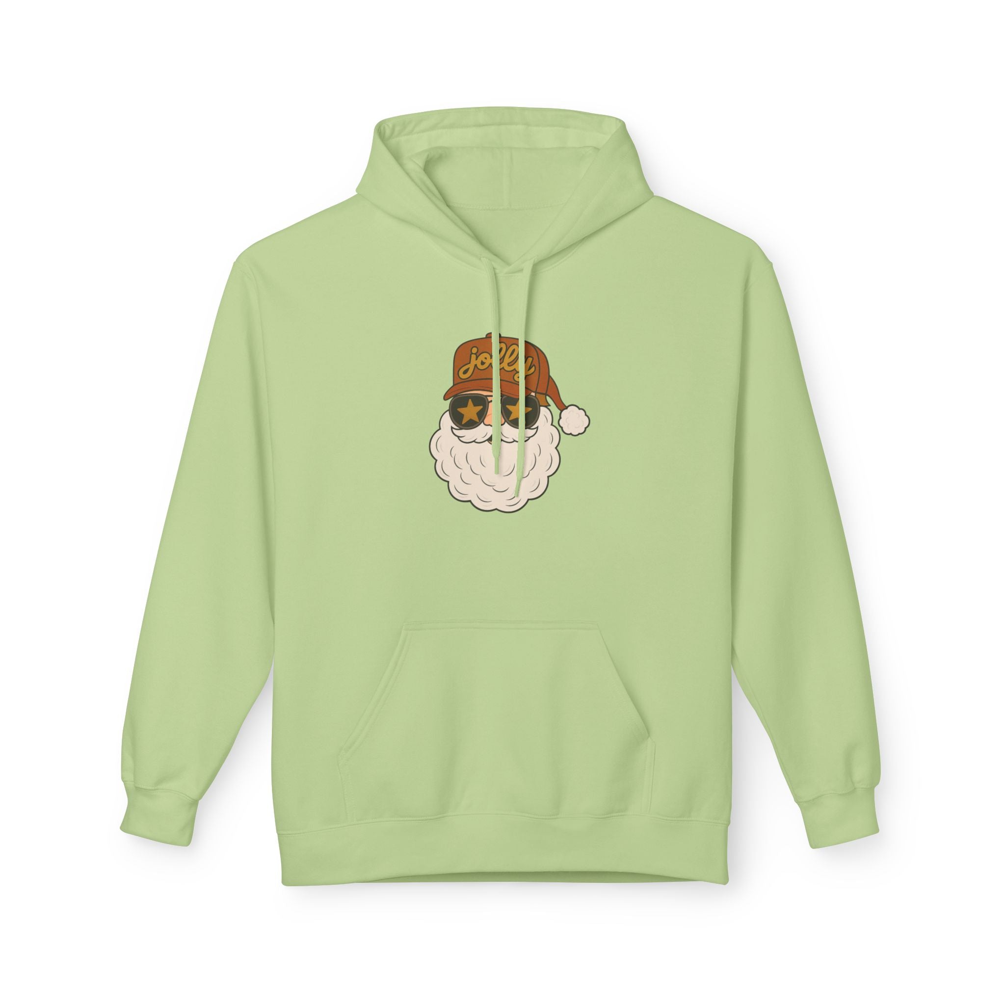 Jolly Santa Fleece Hoodie