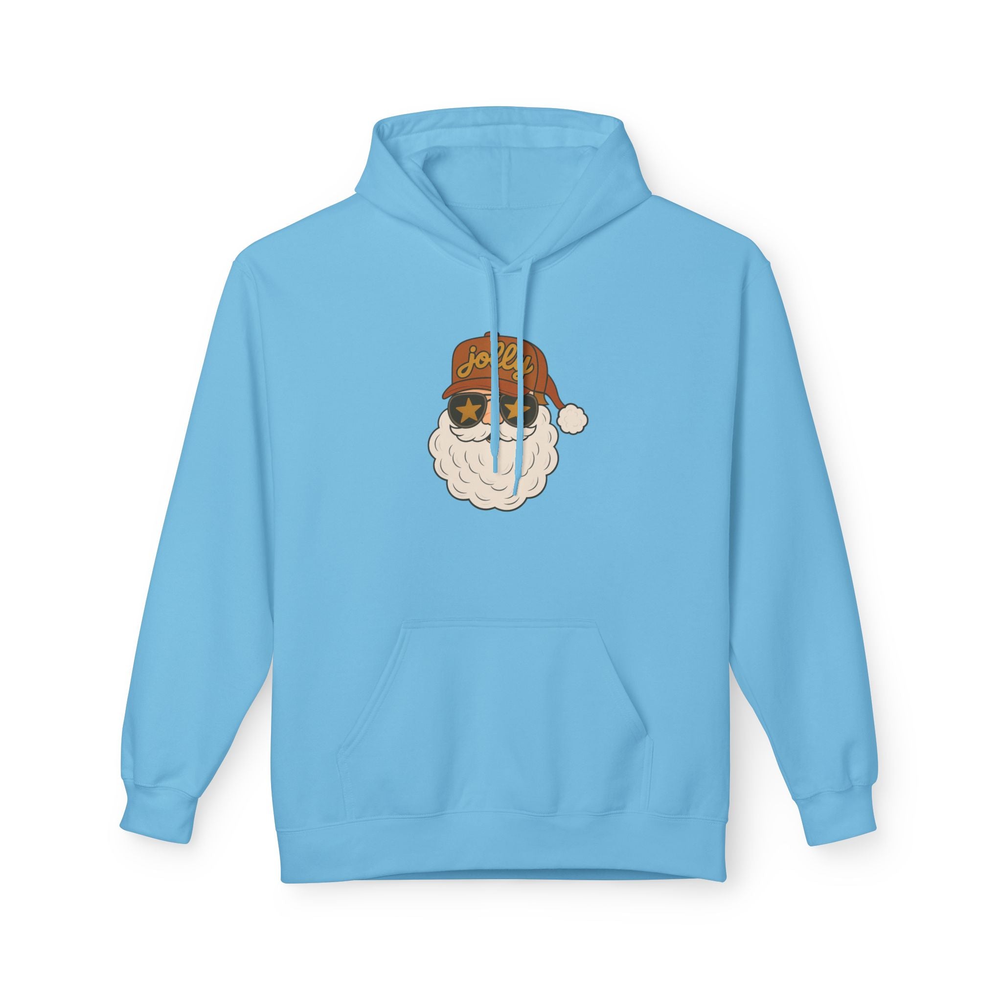 Jolly Santa Fleece Hoodie