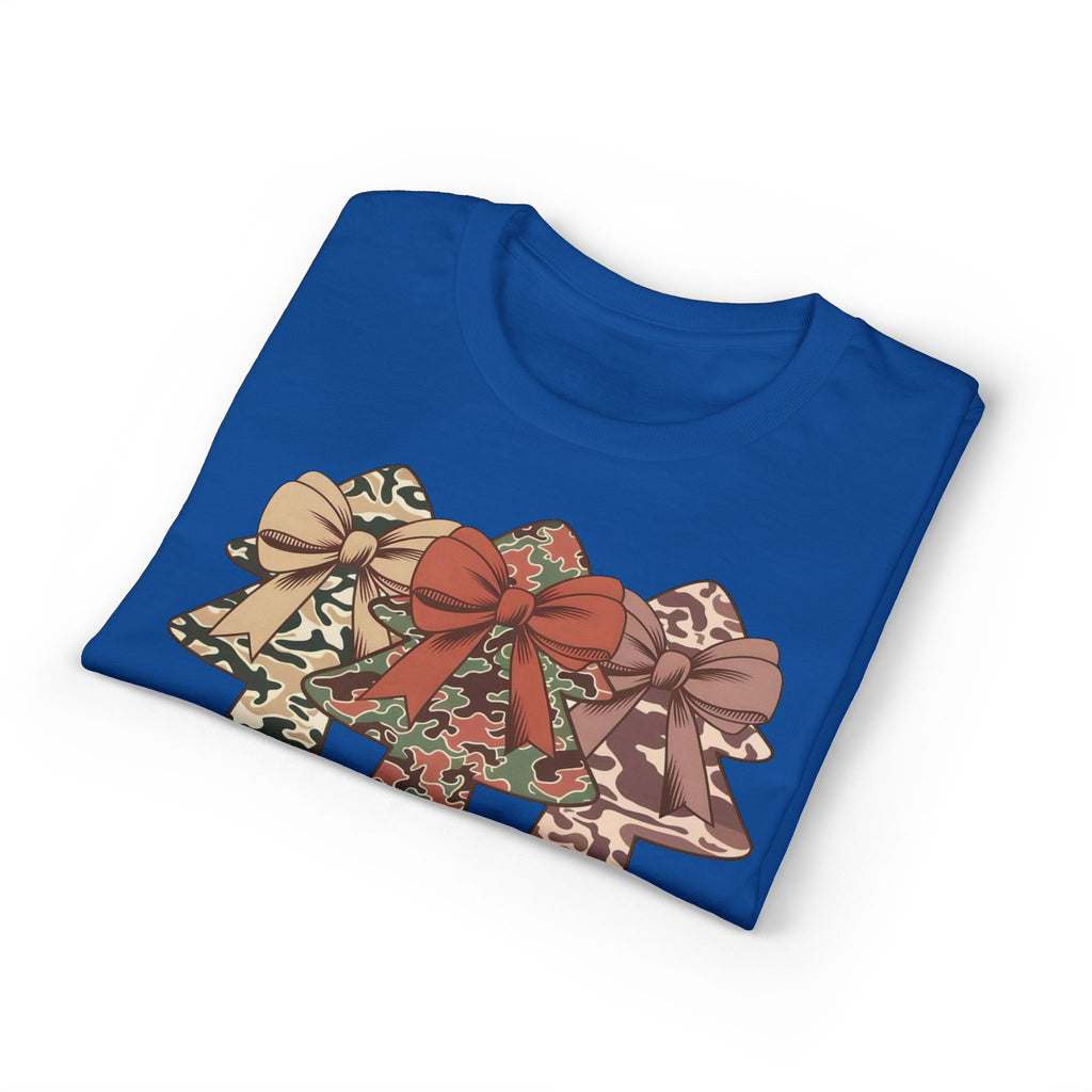 Camo Bow Trees Gildan unisex T-Shirt